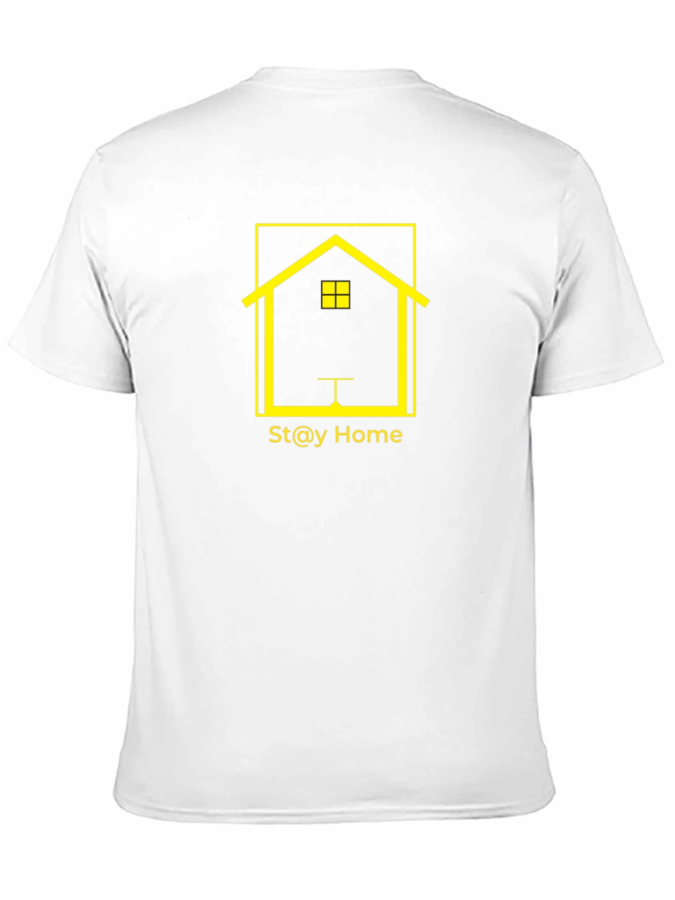 Stay Home Graphic T-Shirt - Black