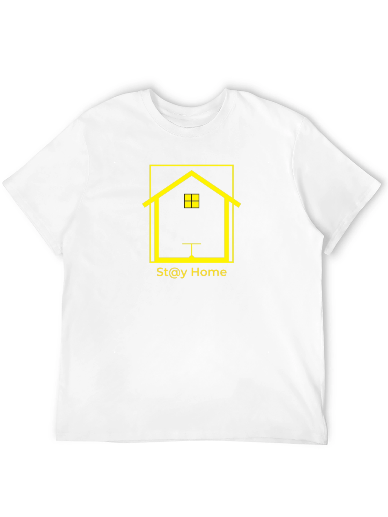 Stay Home Graphic T-Shirt - Black