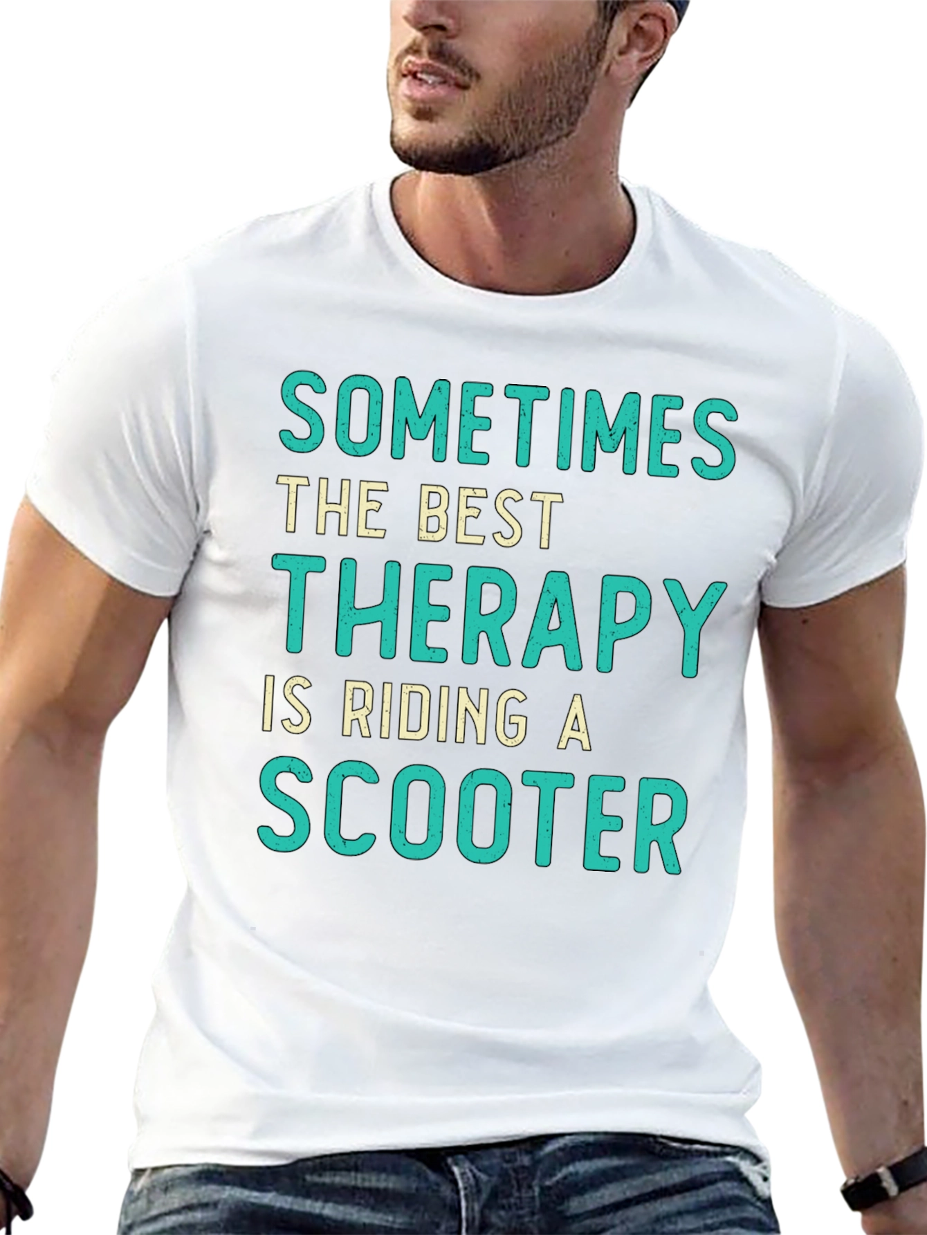 Scooter Therapy T-Shirt: Sometimes the Best Remedy