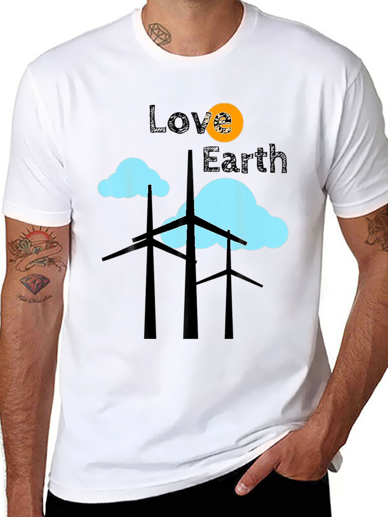 Love Earth T-Shirt - Eco-Friendly Design