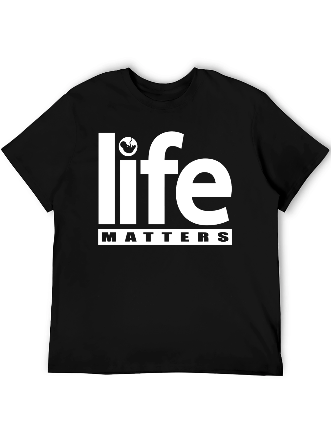 Life Matters Pro-Life T-Shirt Black