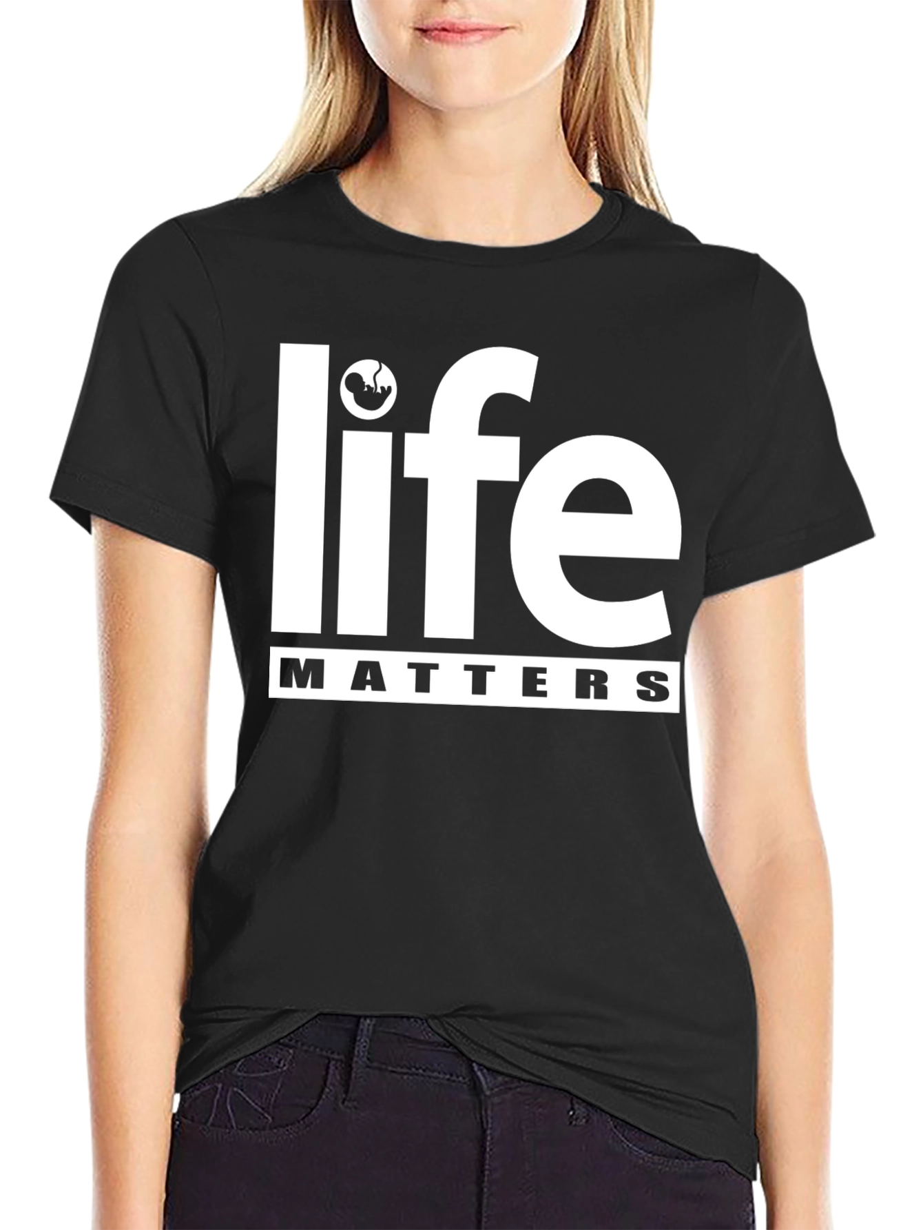 Life Matters Pro-Life T-Shirt Black