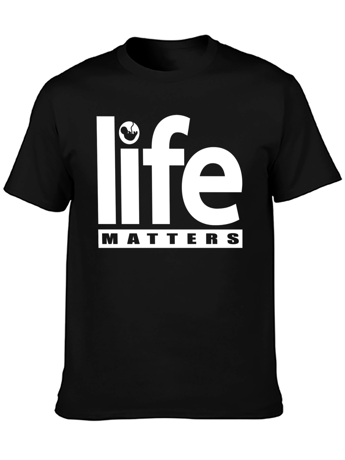 Life Matters Pro-Life T-Shirt Black