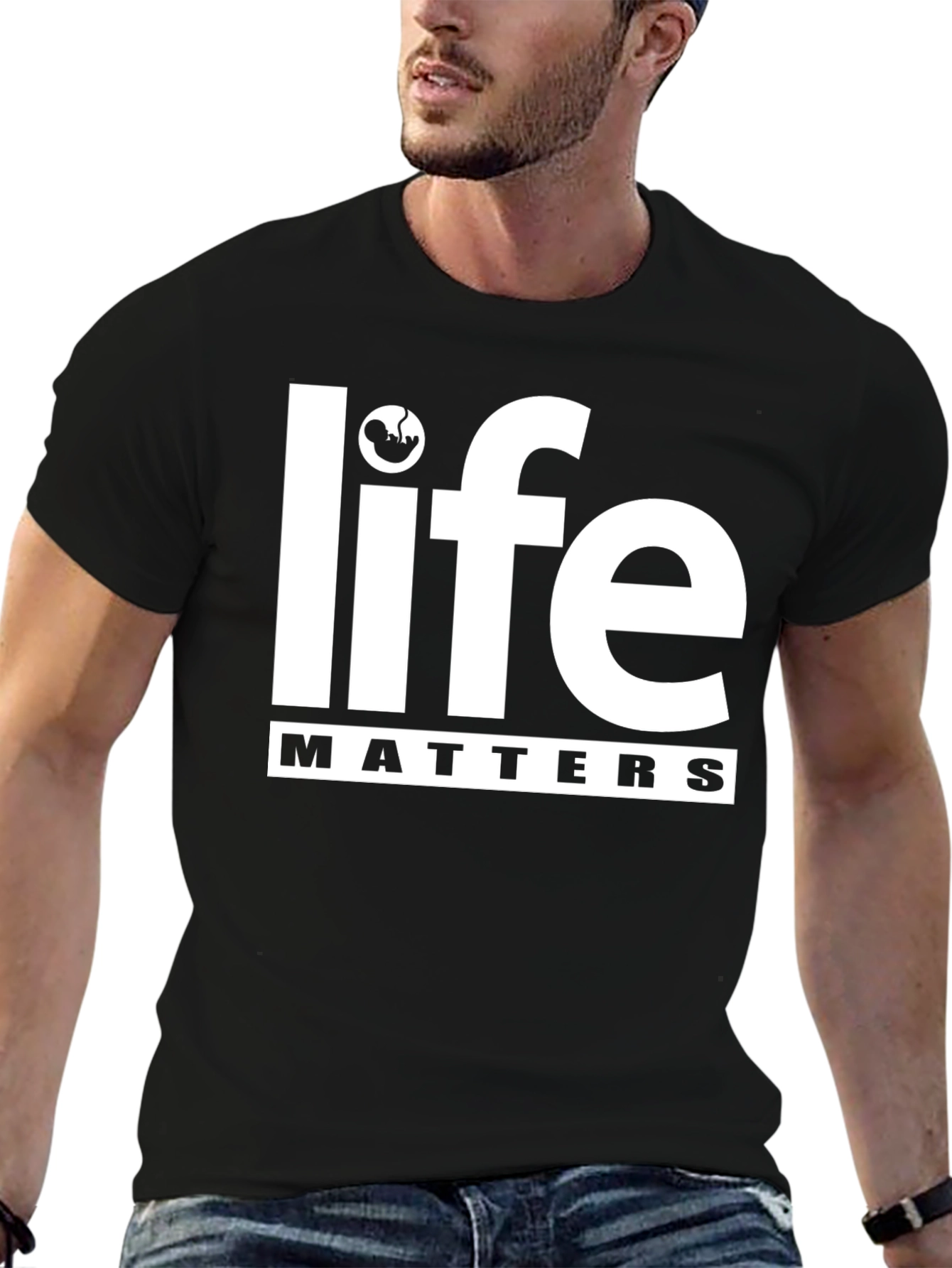 Life Matters Pro-Life T-Shirt Black