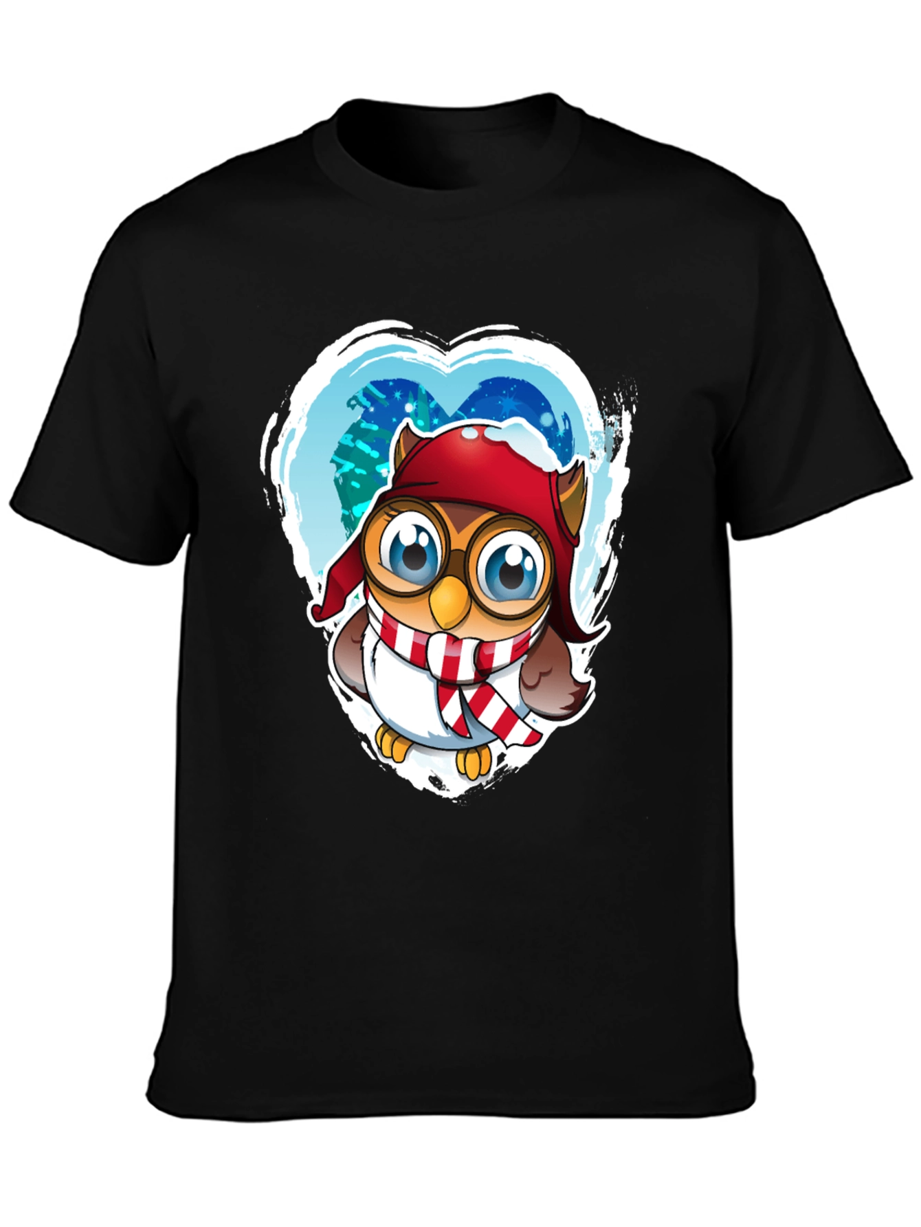 Cute Winter Owl T-Shirt
