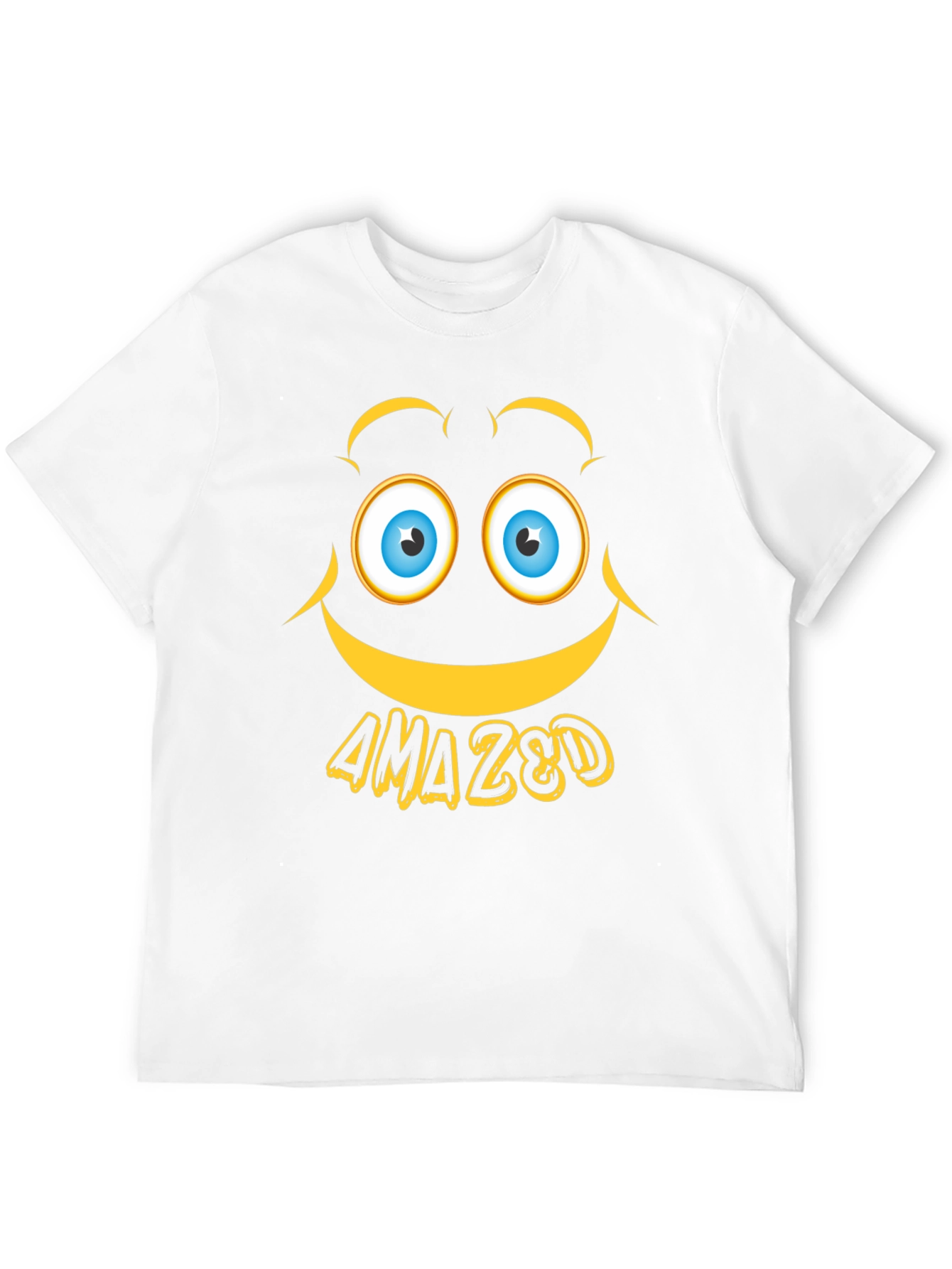 Amazed Graphic Tee - Expressive Emoji Design