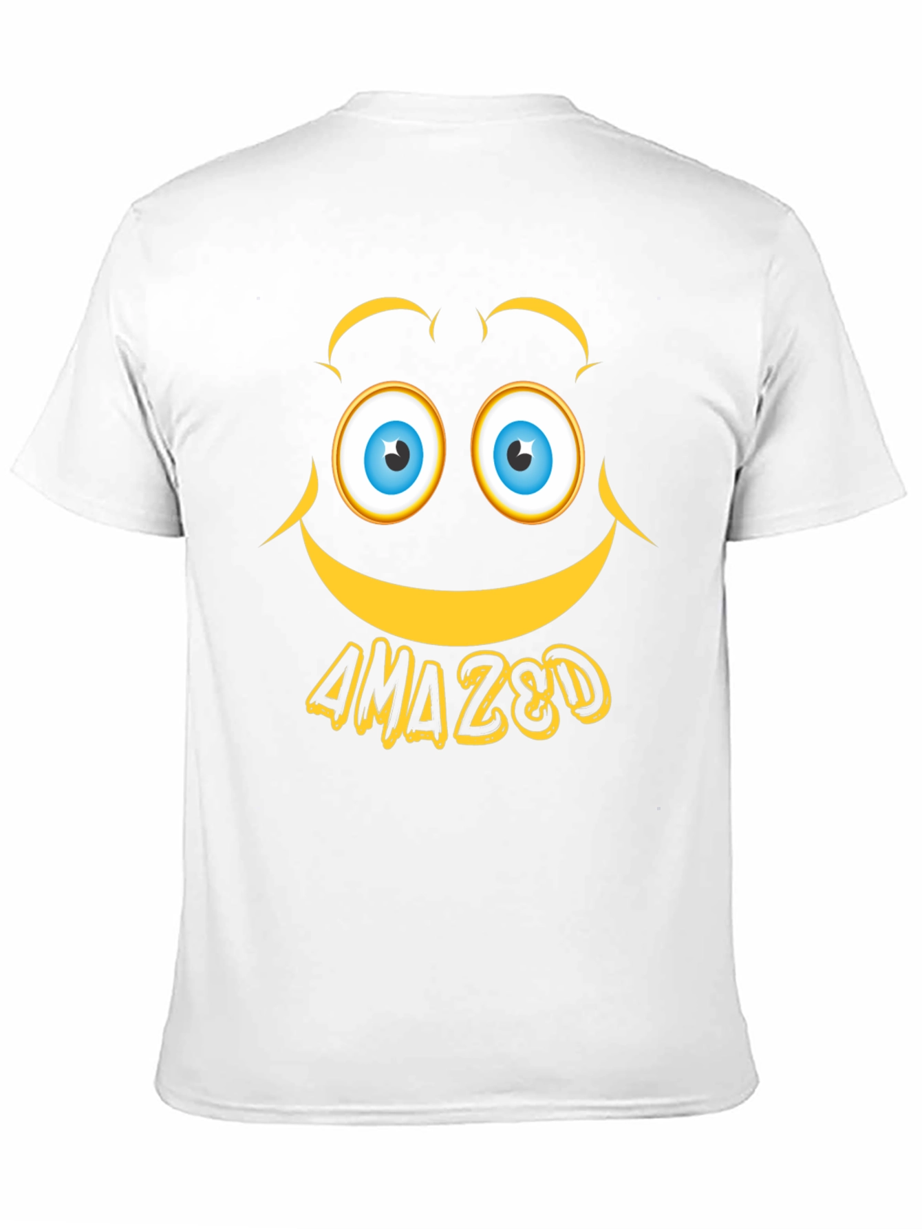 Amazed Graphic Tee - Expressive Emoji Design