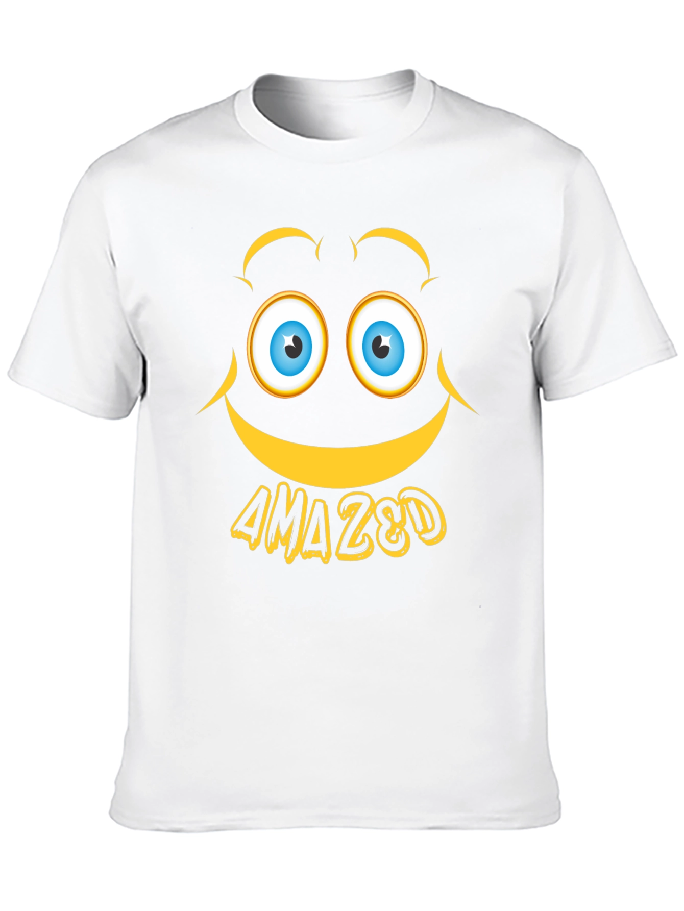 Amazed Graphic Tee - Expressive Emoji Design