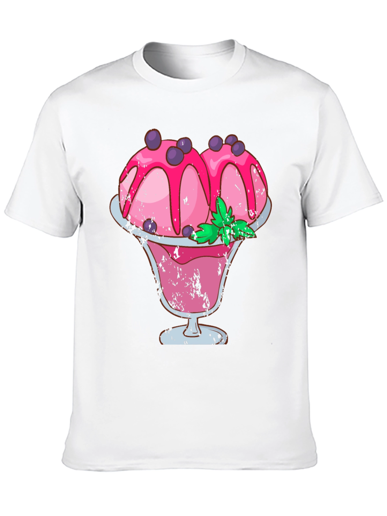 Ice Cream Sundae Graphic T-Shirt