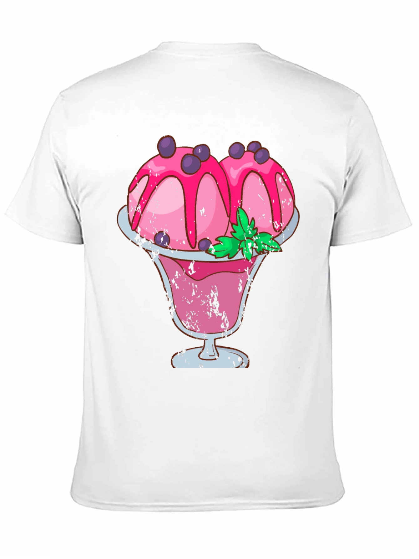 Ice Cream Sundae Graphic T-Shirt