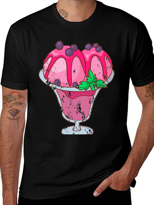 Ice Cream Sundae Graphic T-Shirt