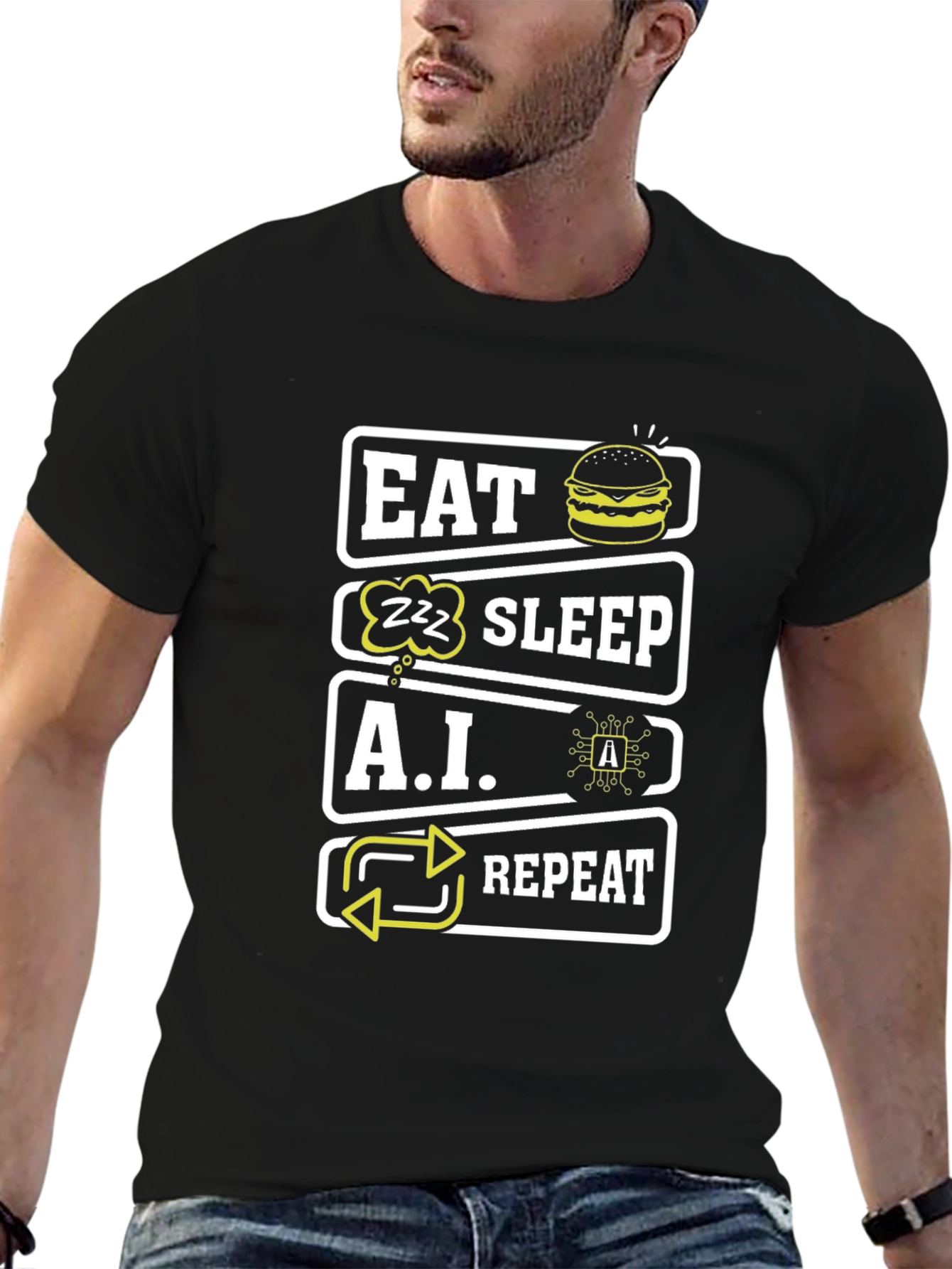 Eat Sleep A.I. Repeat T-Shirt