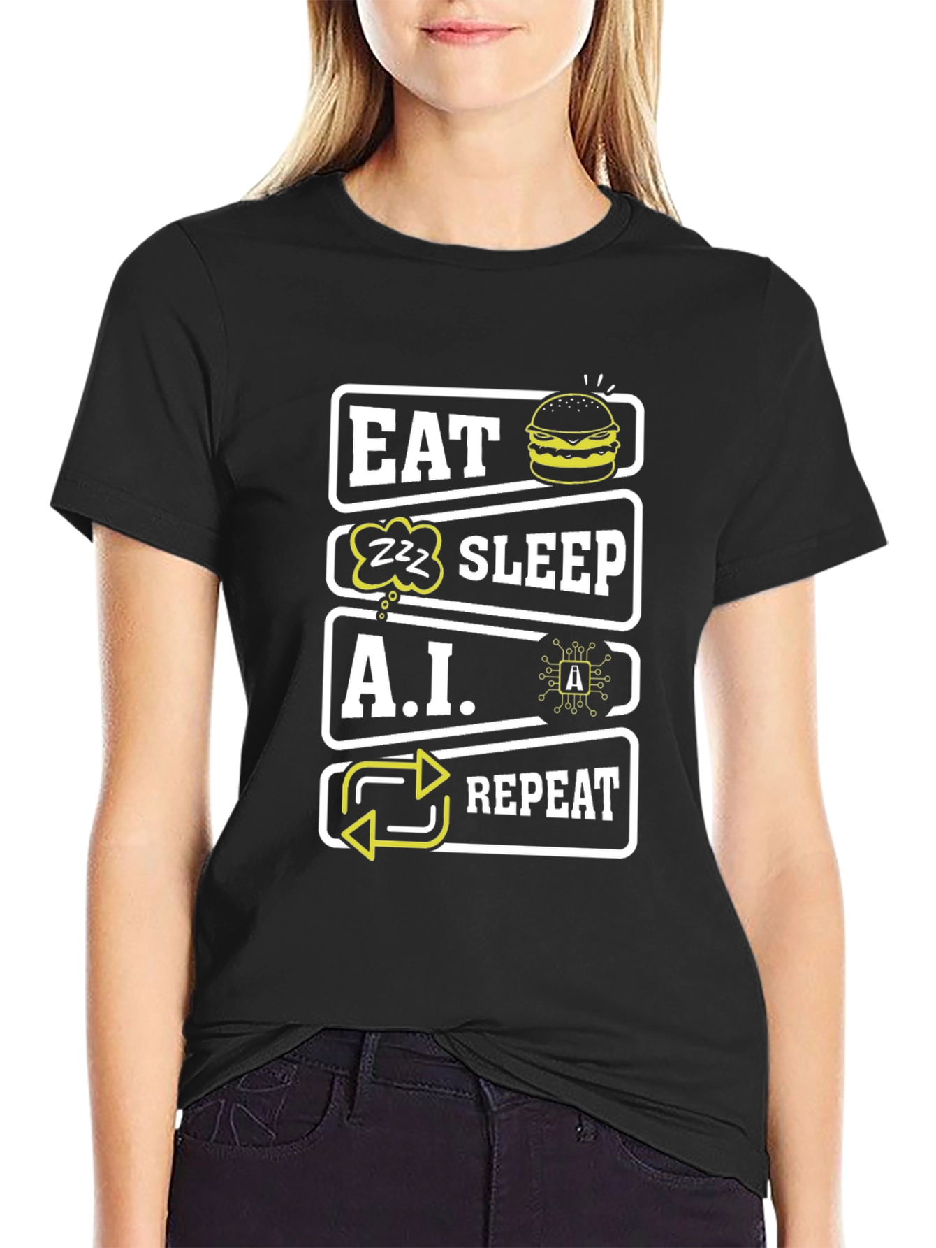 Eat Sleep A.I. Repeat T-Shirt