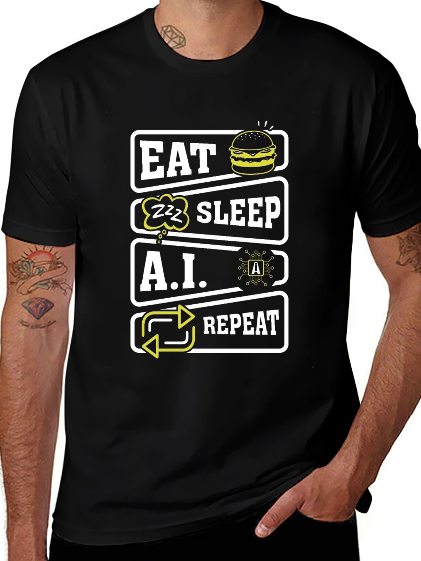 Eat Sleep A.I. Repeat T-Shirt