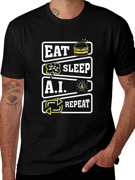 Eat Sleep A.I. Repeat T-Shirt
