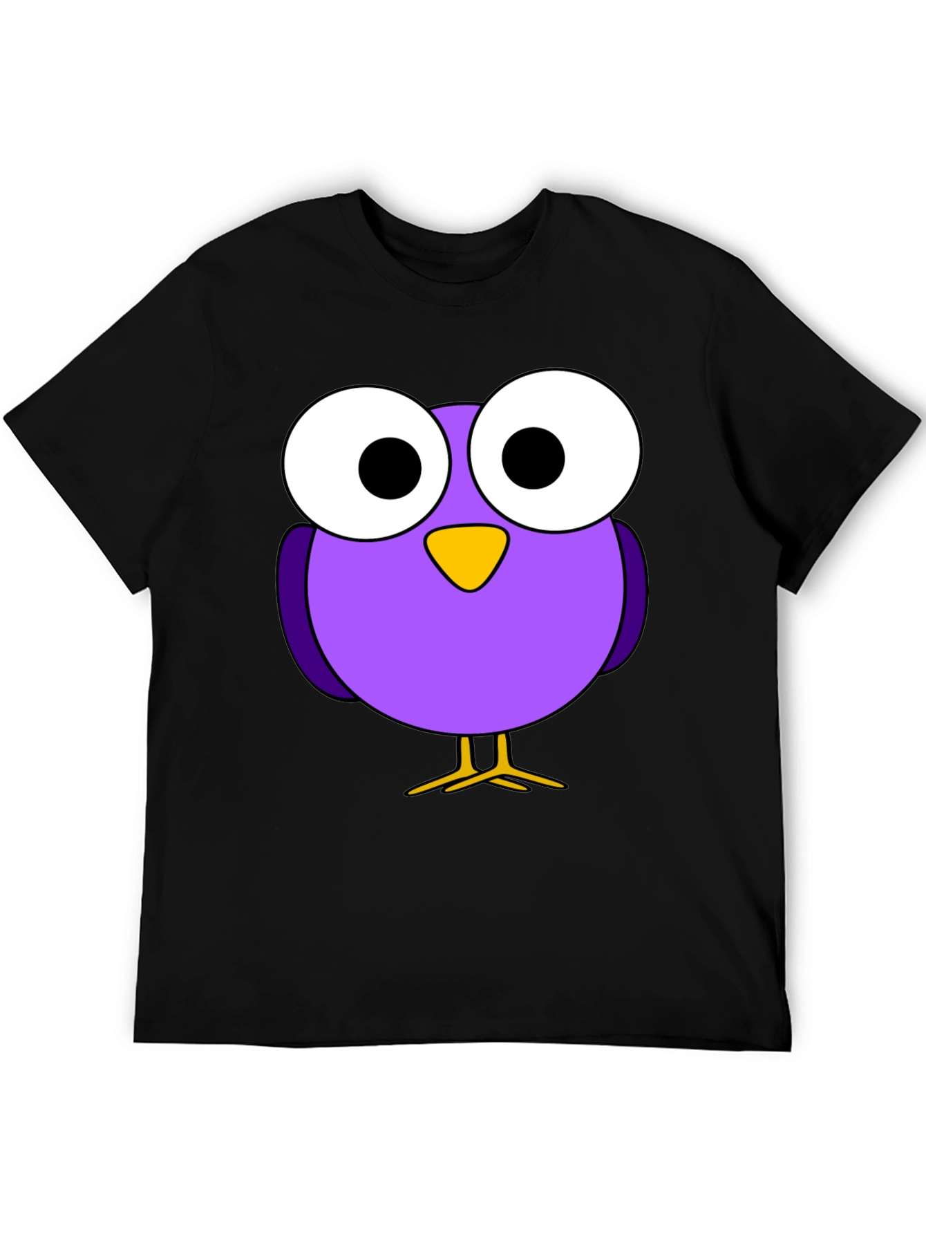 Cartoon Bird Graphic T-Shirt