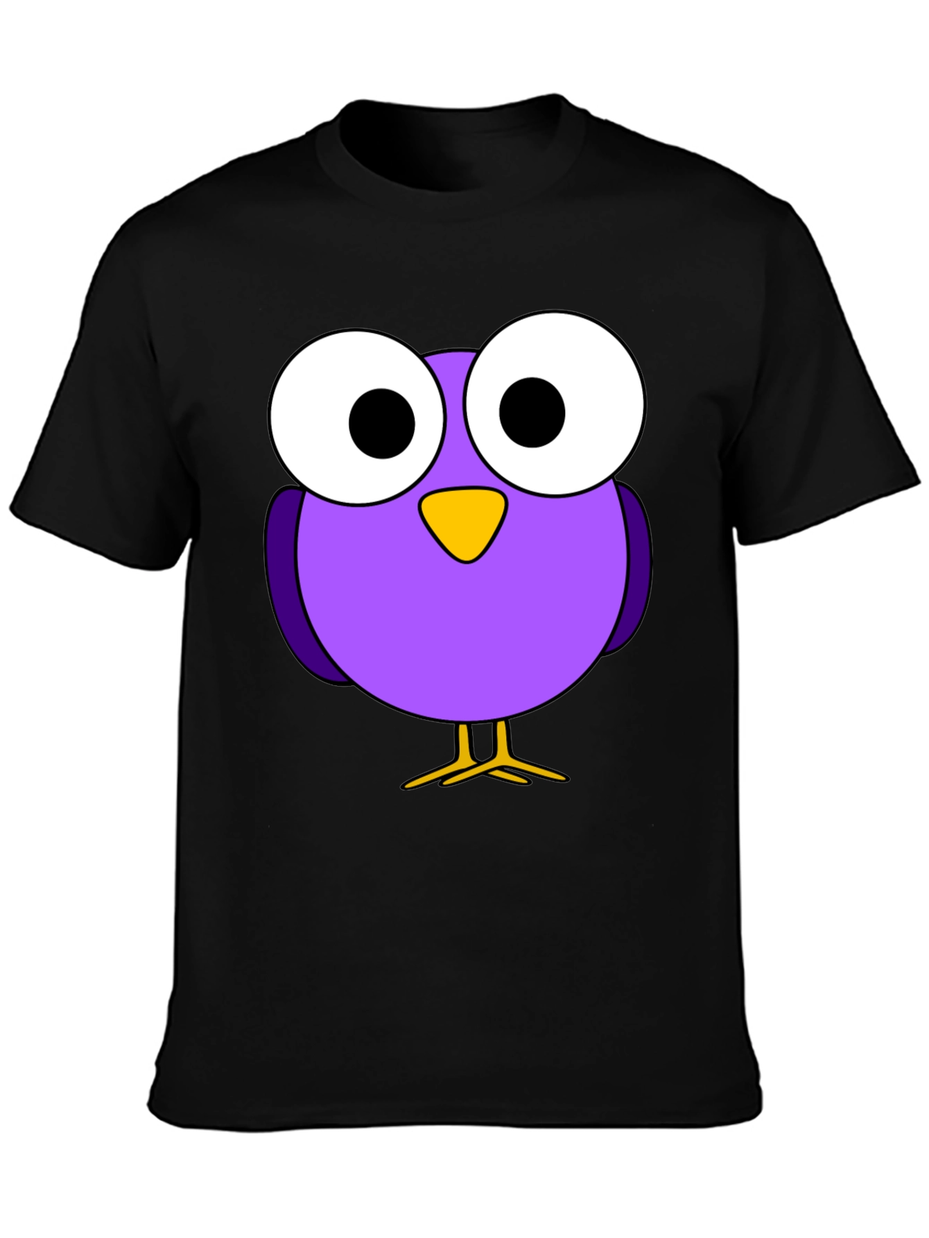 Cartoon Bird Graphic T-Shirt
