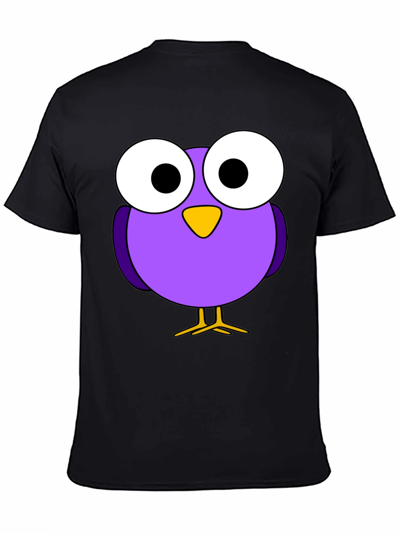 Cartoon Bird Graphic T-Shirt