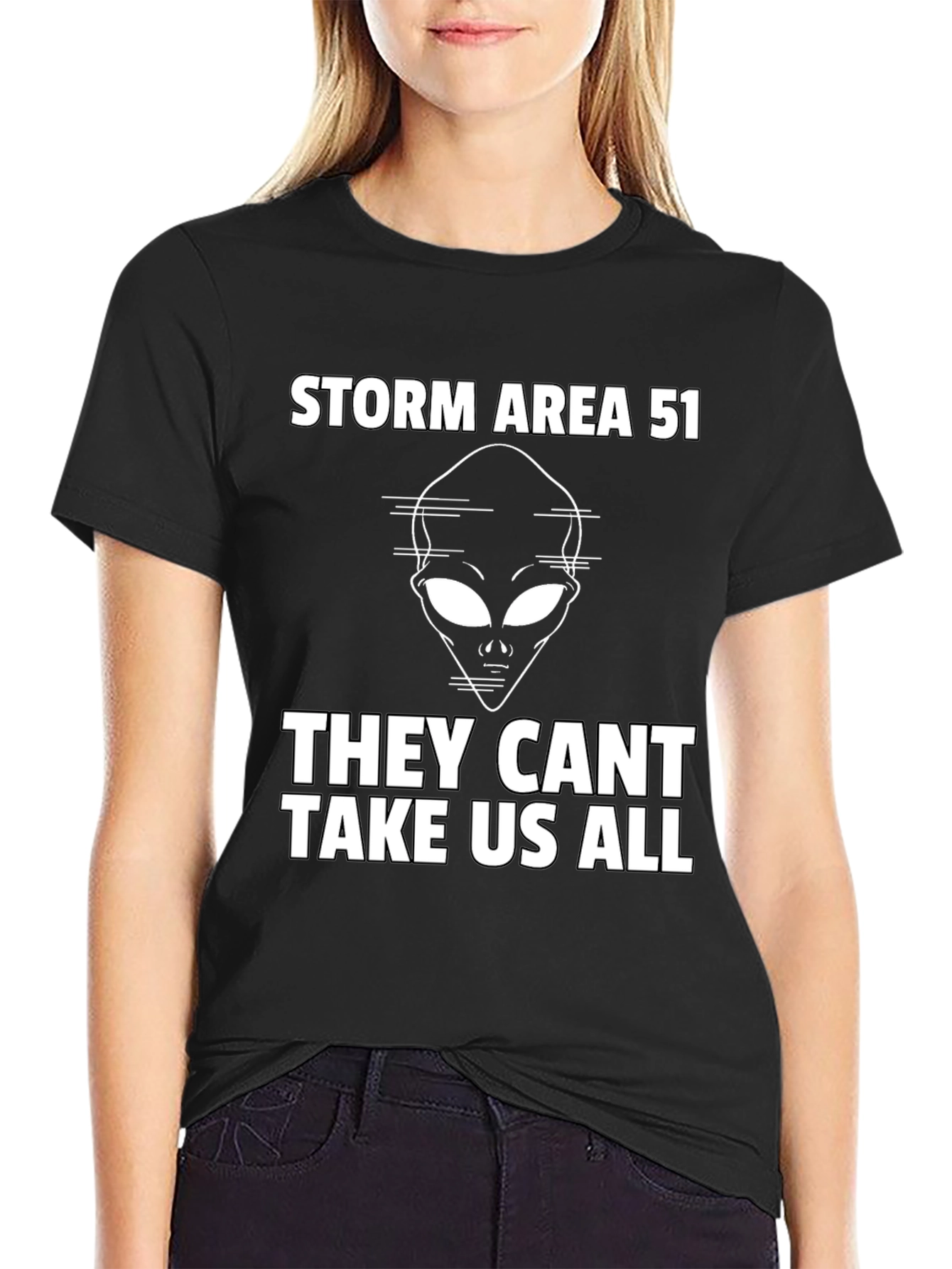 Storm Area 51 Alien Graphic T-Shirt