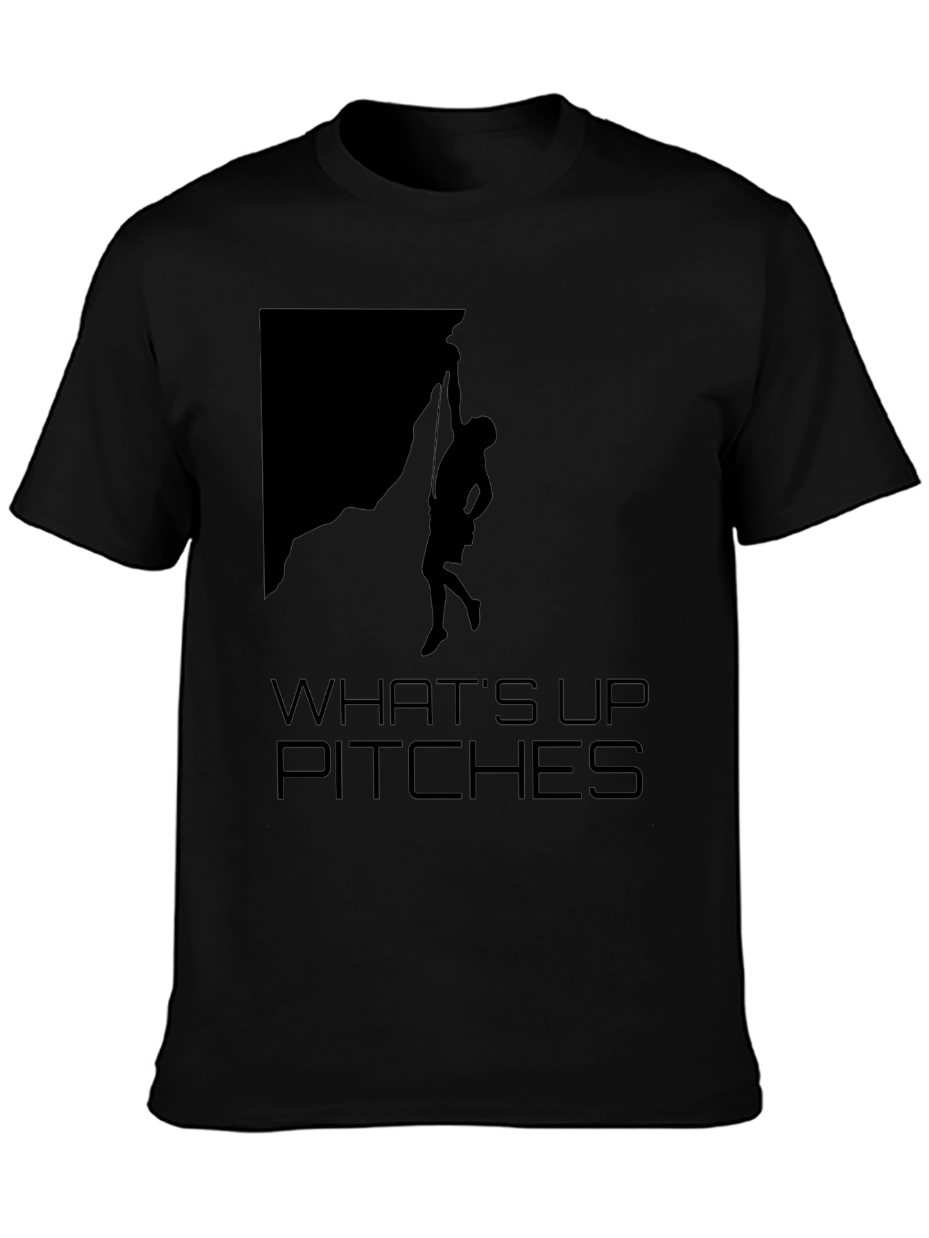 Whats Up Pitches Climbing T-Shirt