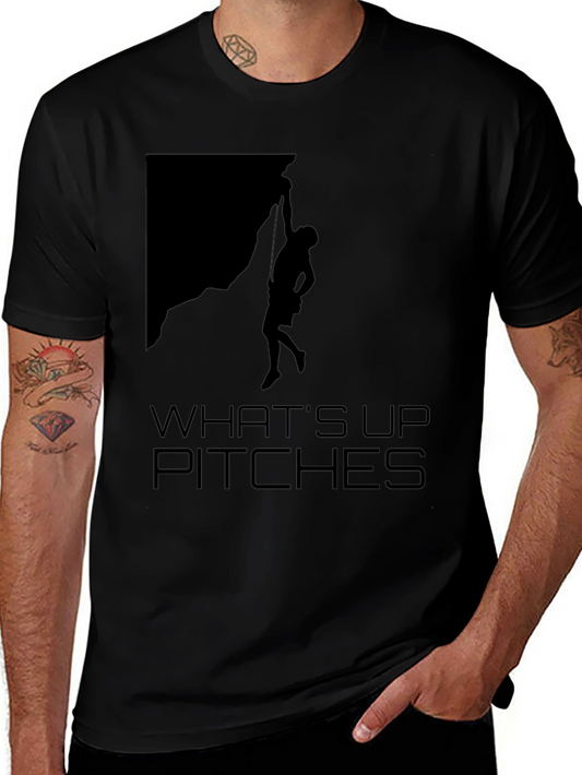 Whats Up Pitches Climbing T-Shirt