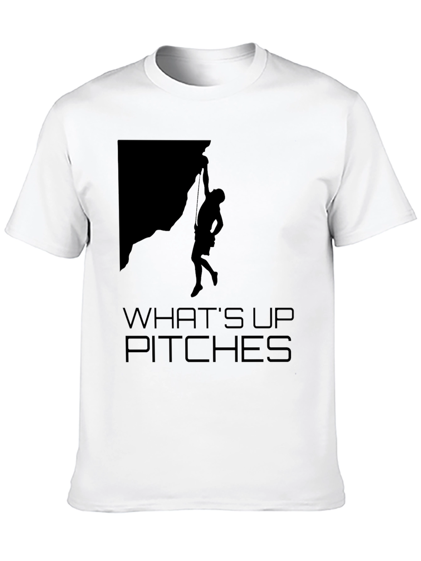 Whats Up Pitches Climbing T-Shirt