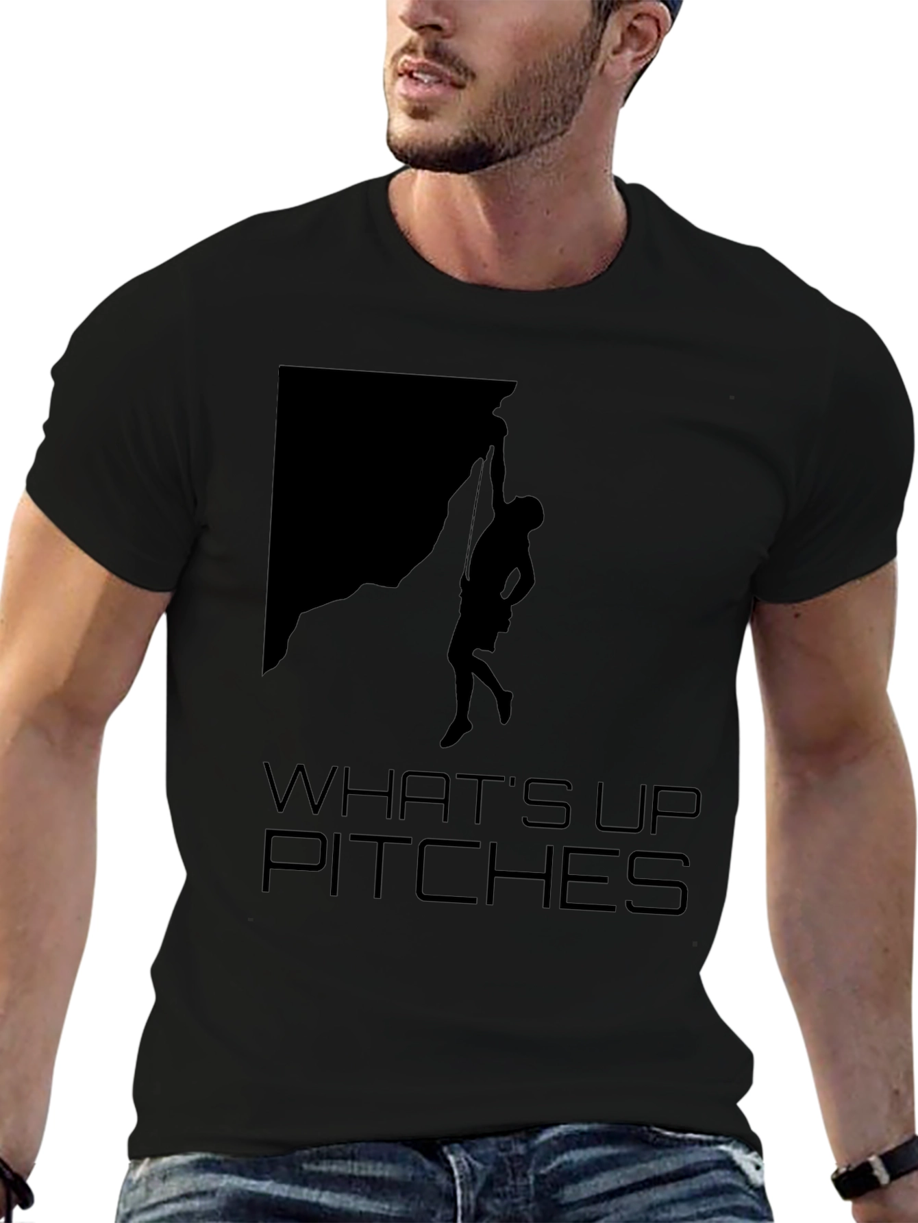 Whats Up Pitches Climbing T-Shirt