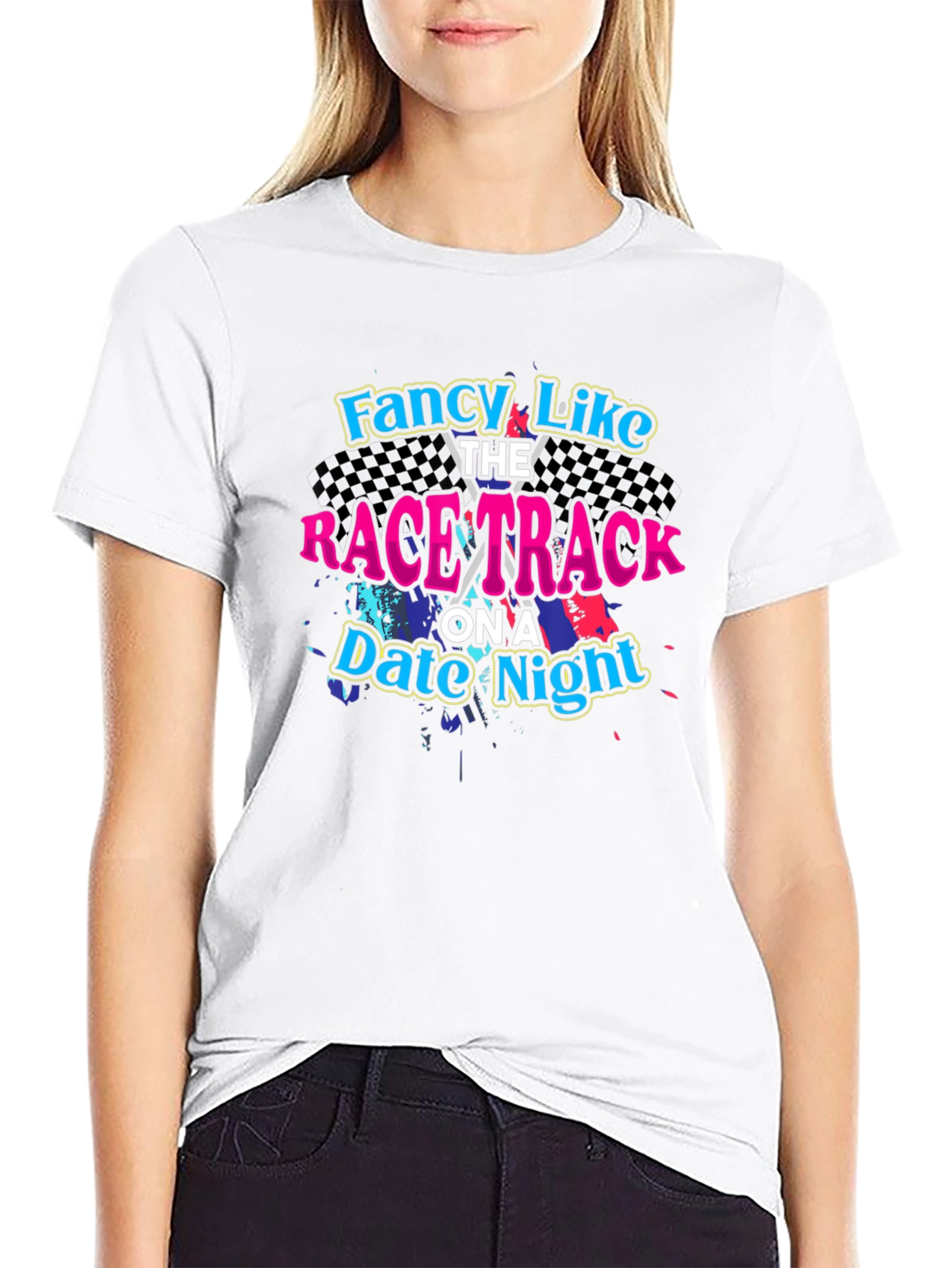Fancy Like Race Track T-Shirt - Date Night Tee