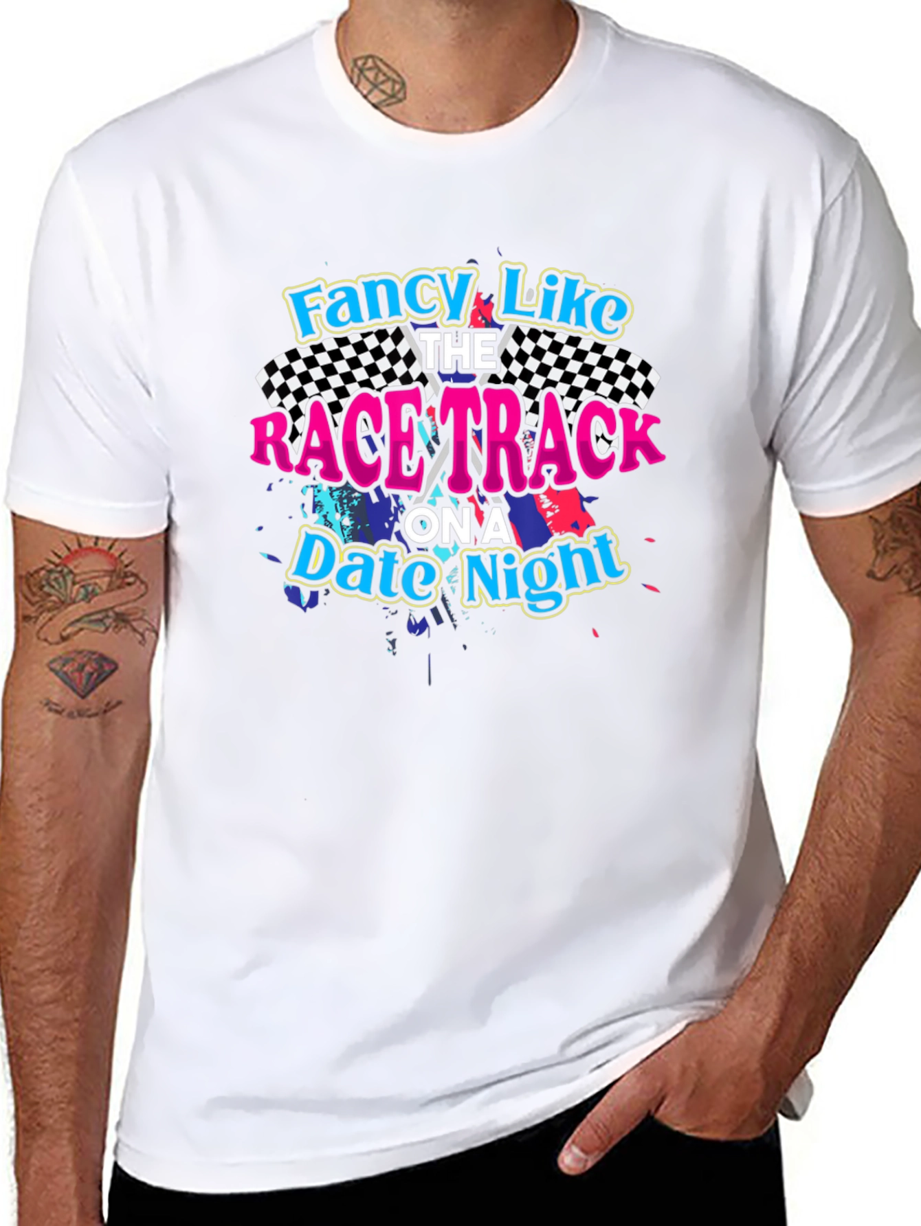 Fancy Like Race Track T-Shirt - Date Night Tee