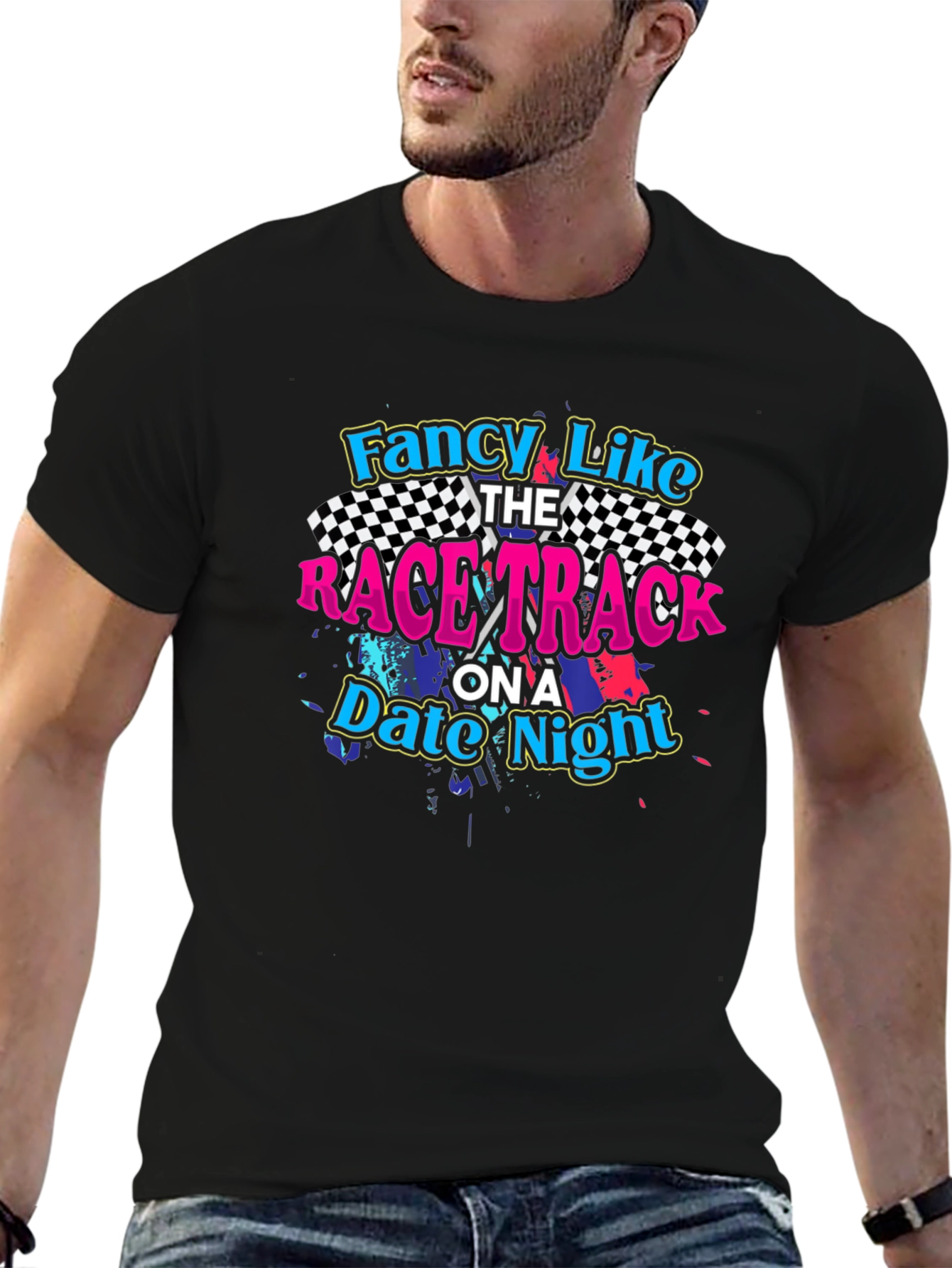 Fancy Like Race Track T-Shirt - Date Night Tee