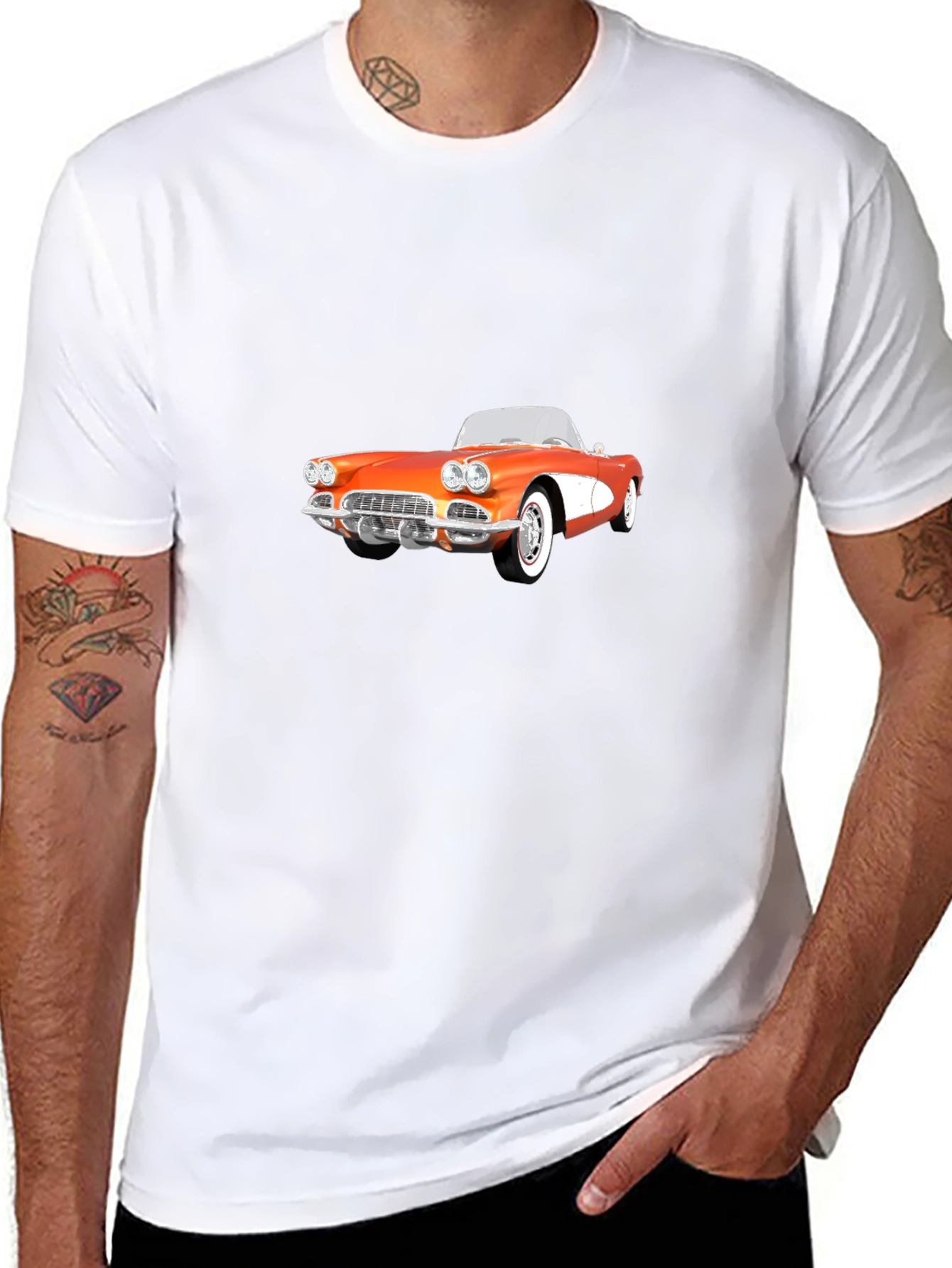 Classic Car T-Shirt - Retro Automotive Style
