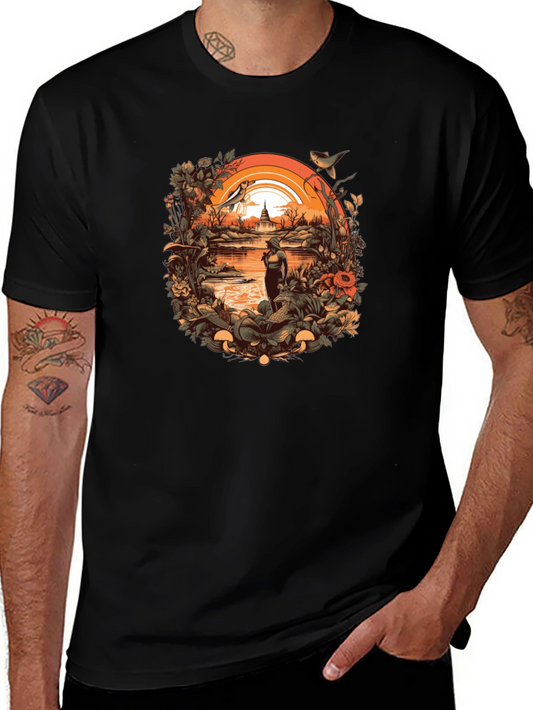 Nature Lovers Black T-Shirt