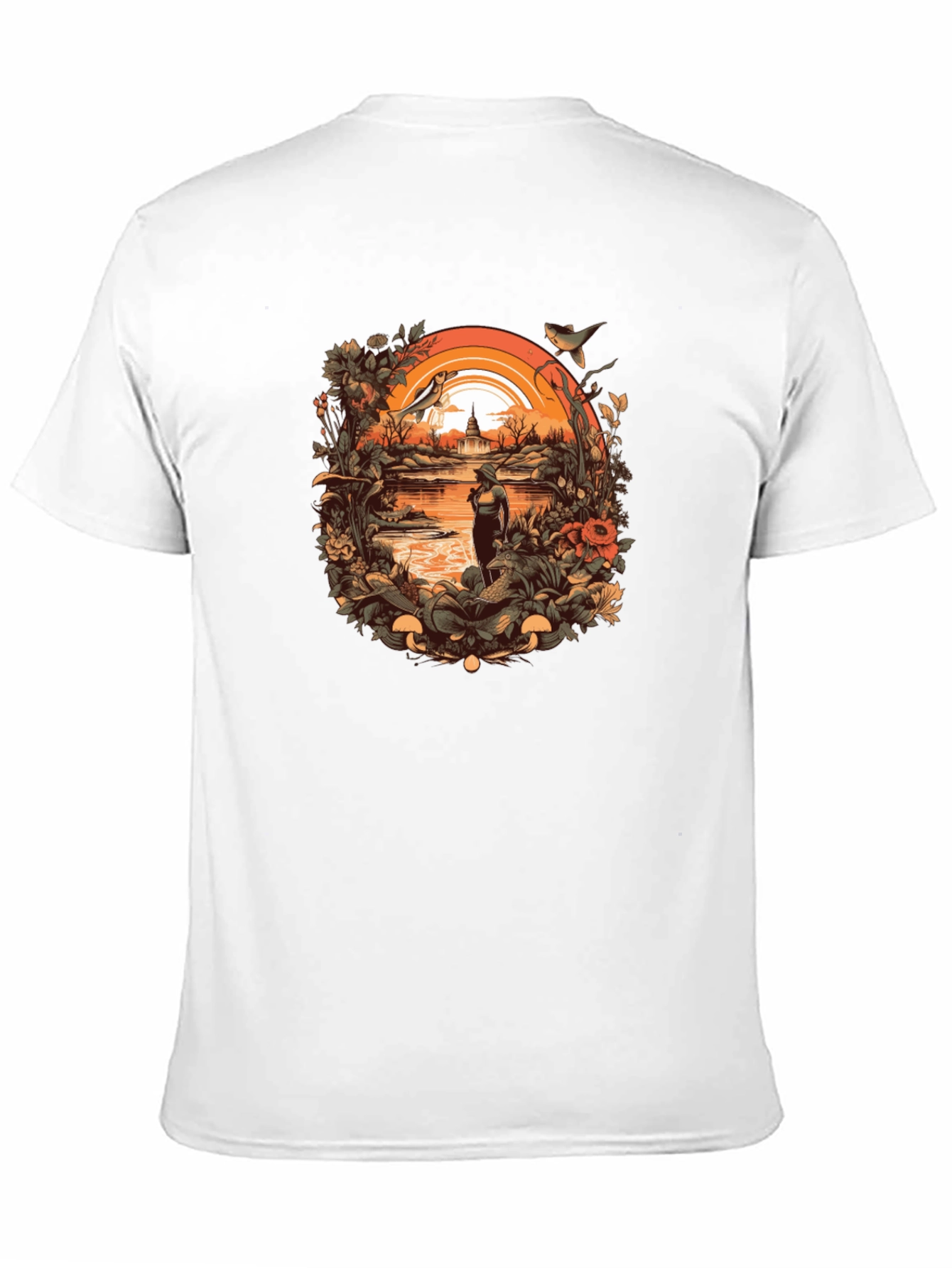 Nature Lovers Black T-Shirt