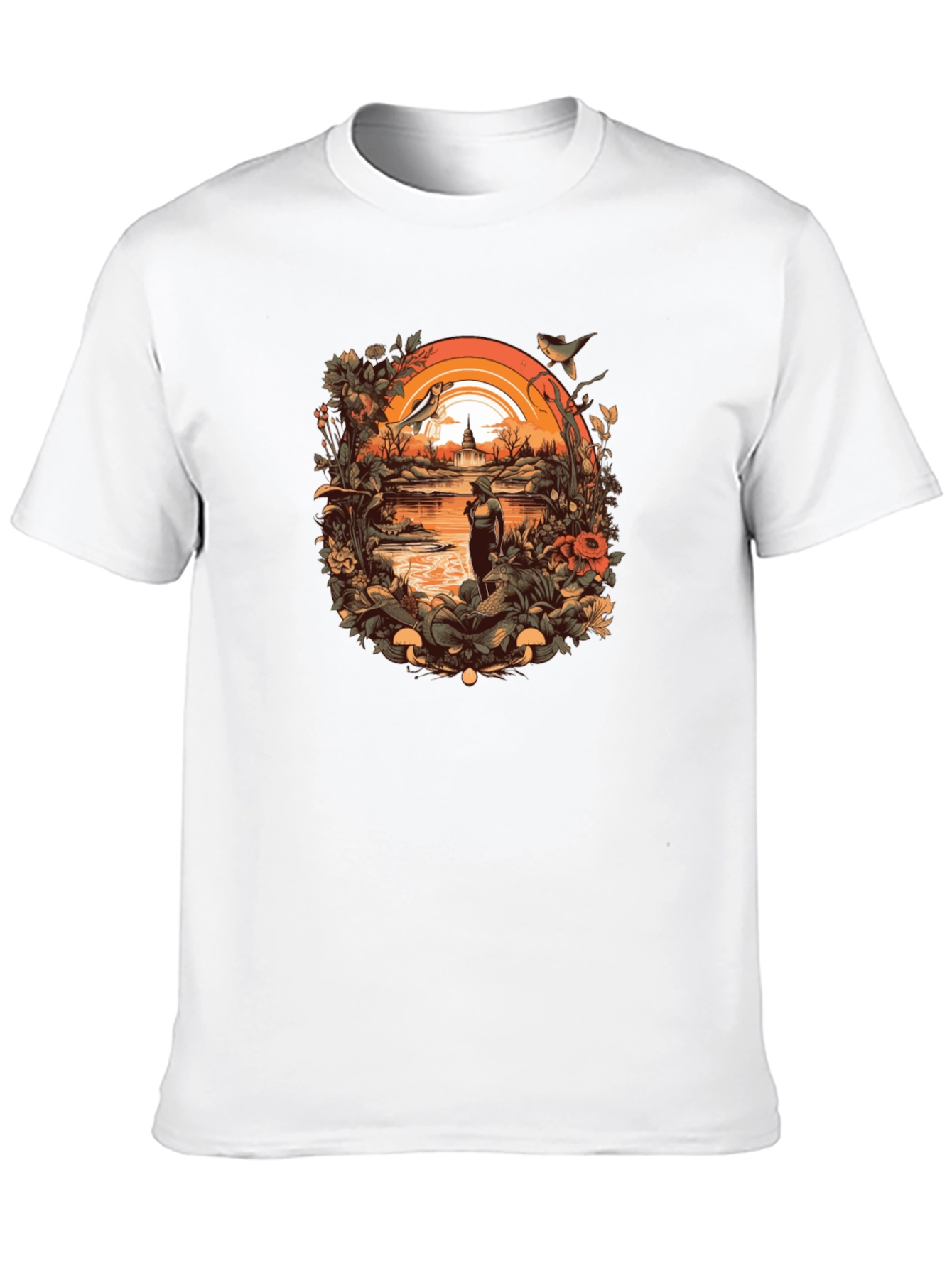 Nature Lovers Black T-Shirt