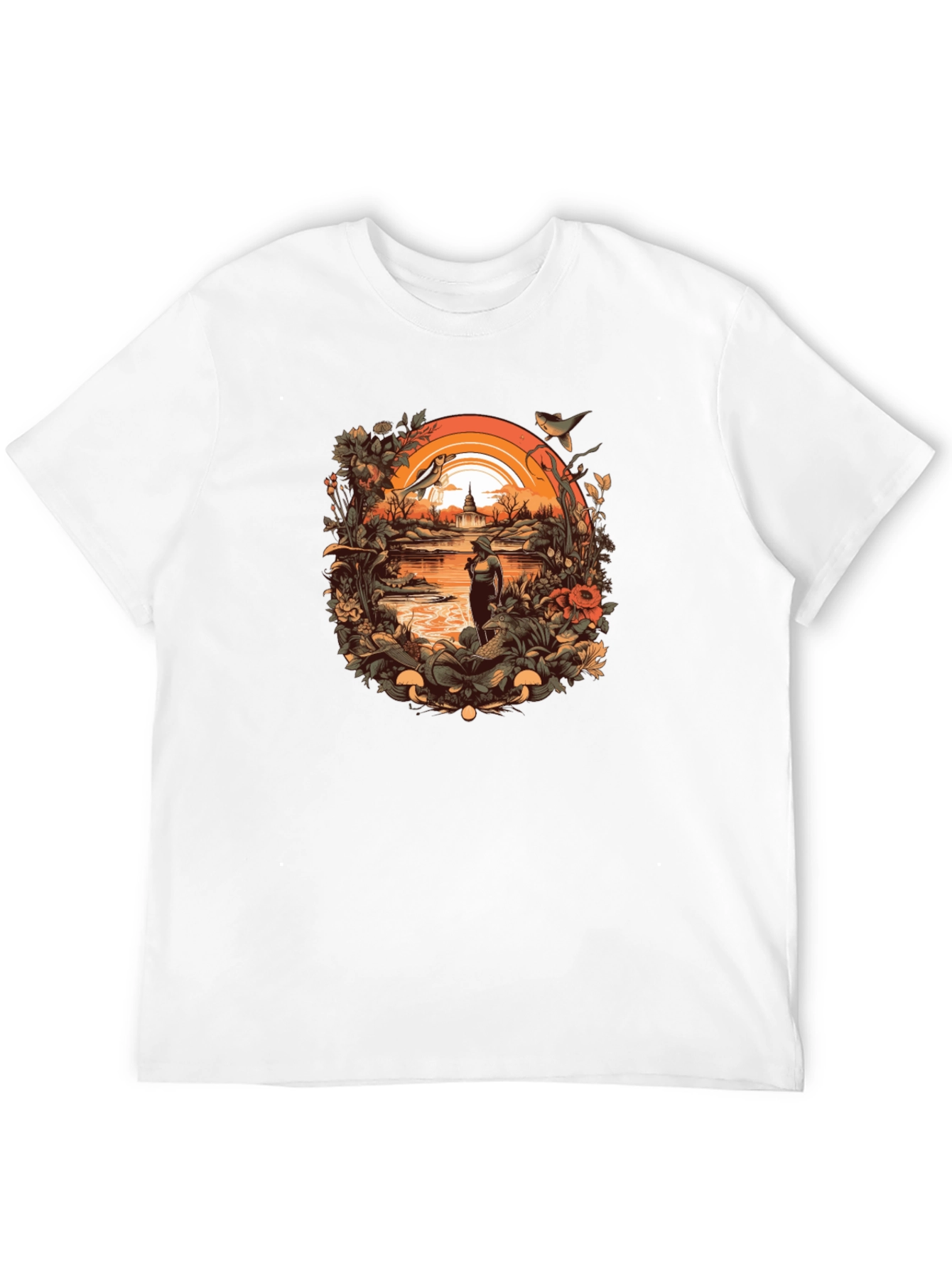 Nature Lovers Black T-Shirt