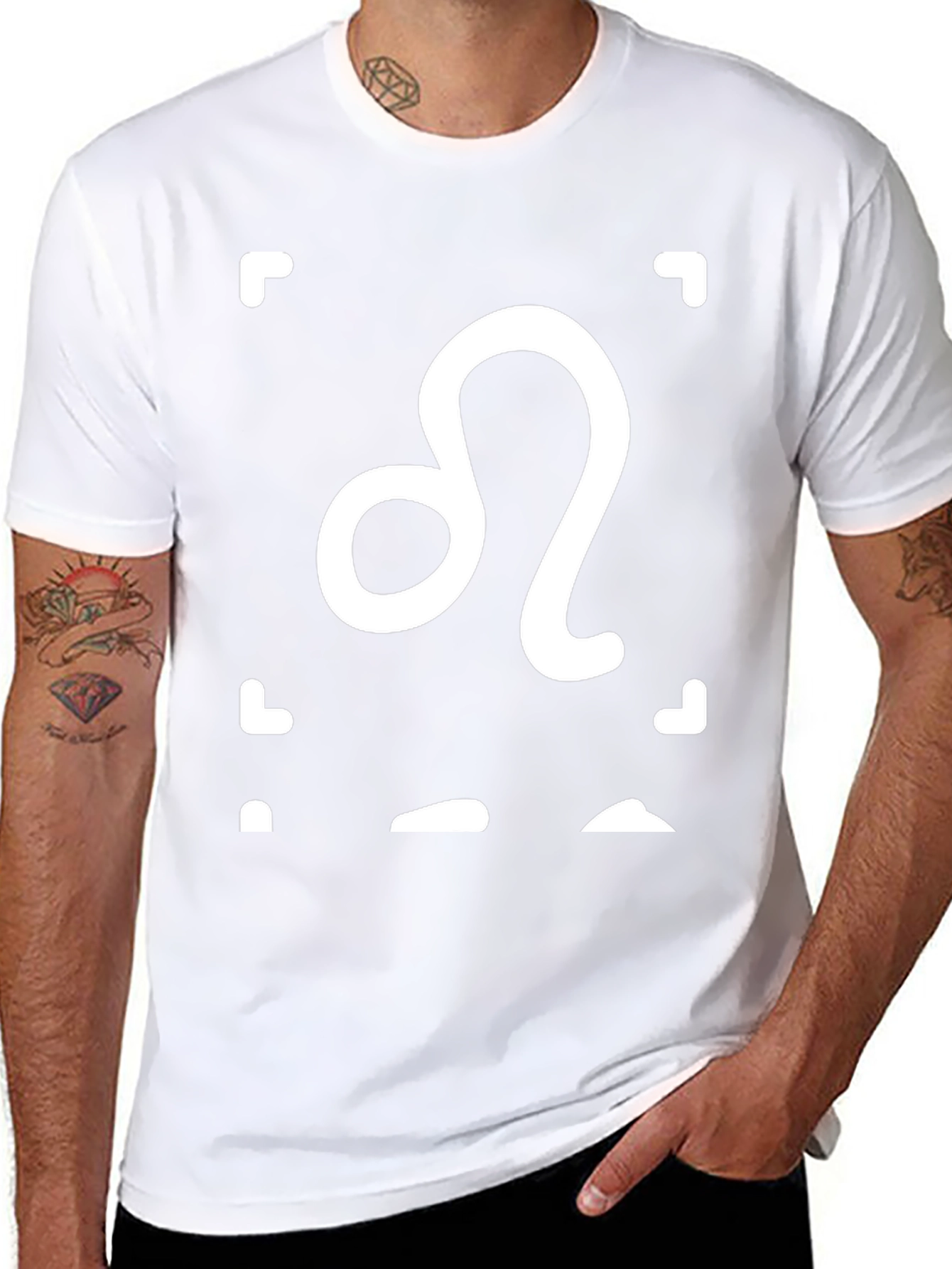 Leo Zodiac T-Shirt - Black Astrology Tee