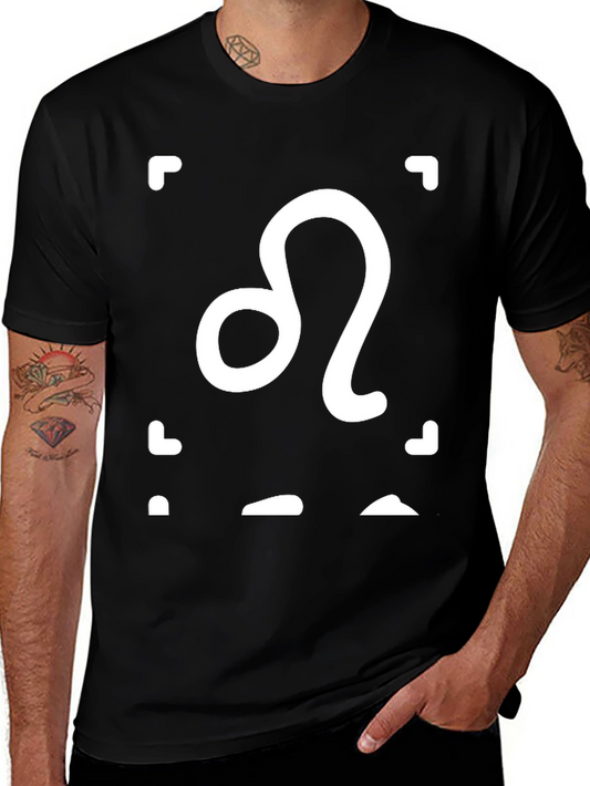 Leo Zodiac T-Shirt - Black Astrology Tee