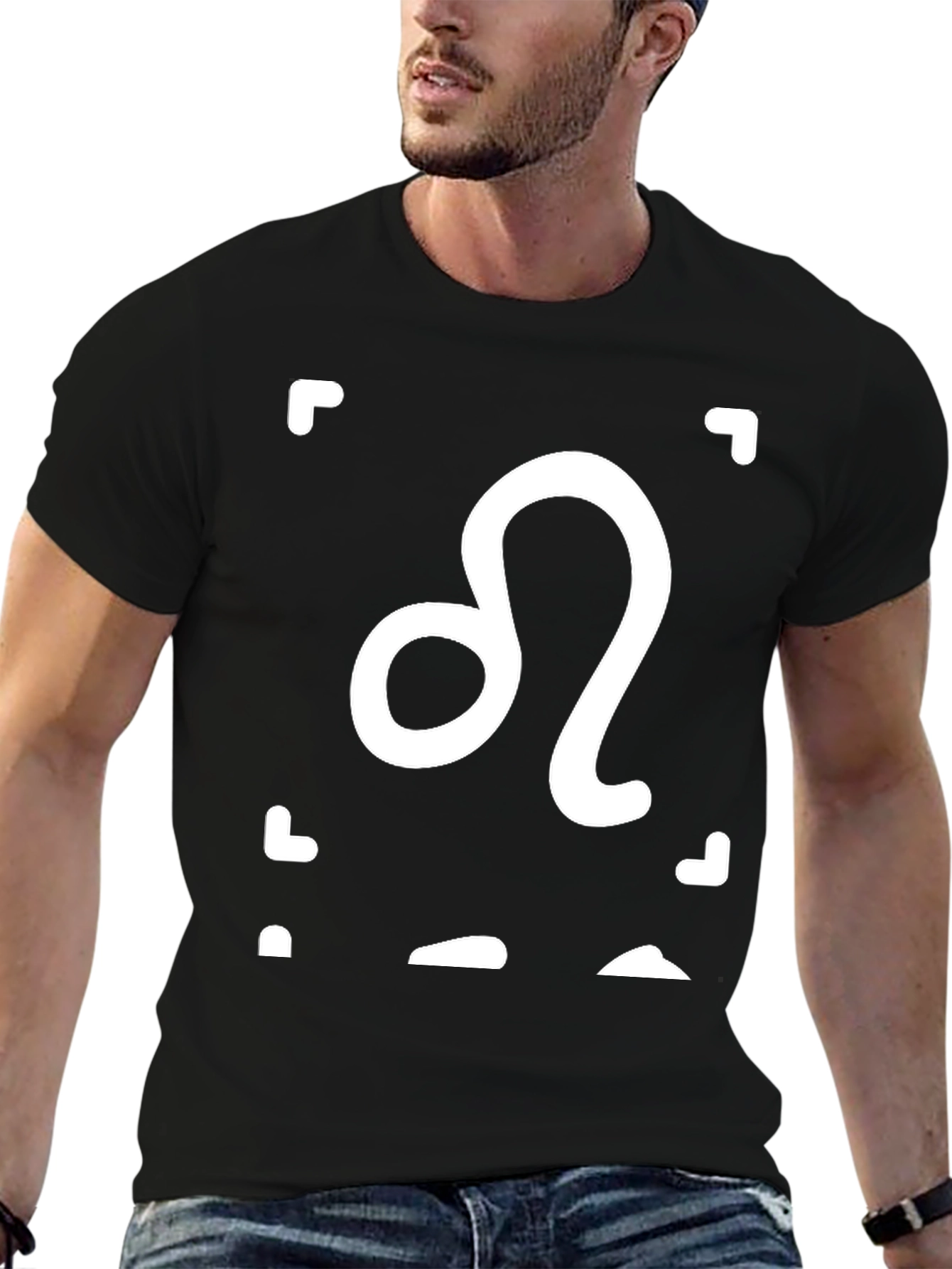 Leo Zodiac T-Shirt - Black Astrology Tee