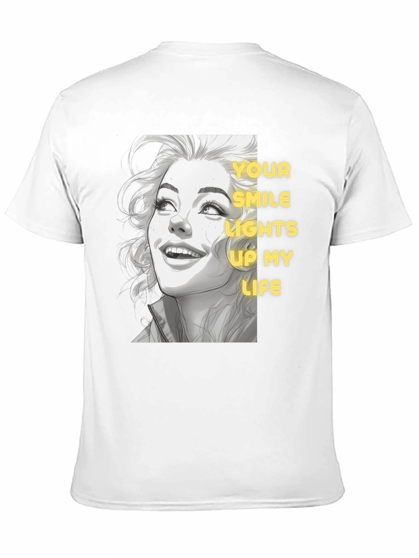 Smile Lights Up Life Graphic Tee