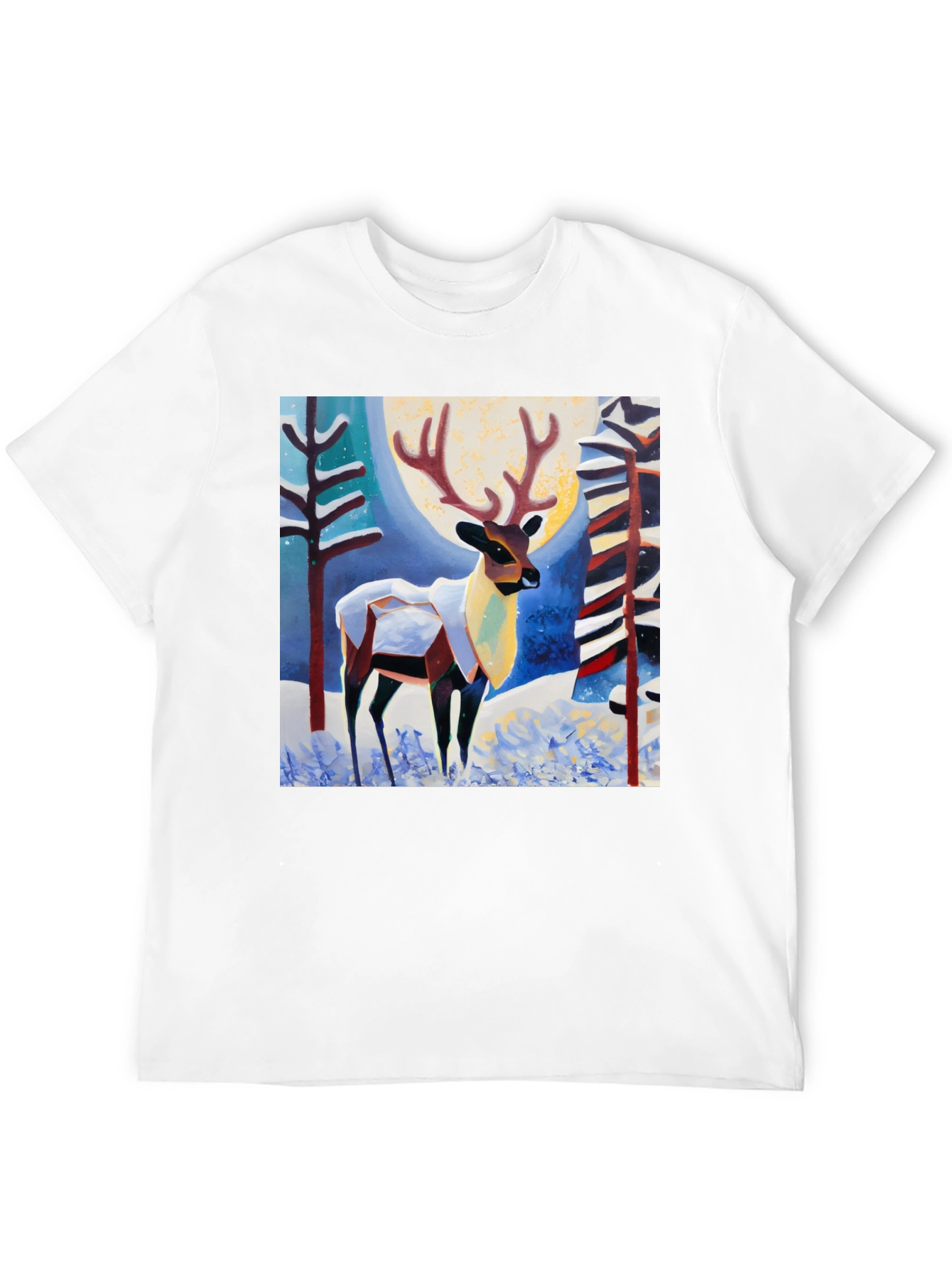 Whimsical Reindeer Graphic Tee
