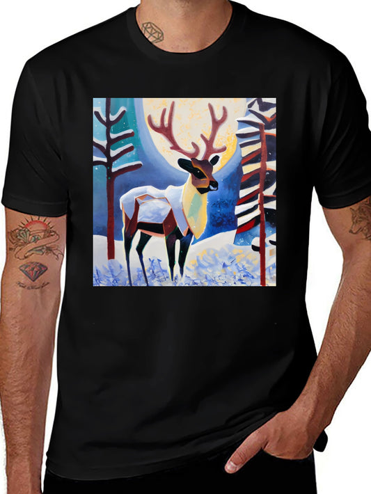 Whimsical Reindeer Graphic Tee