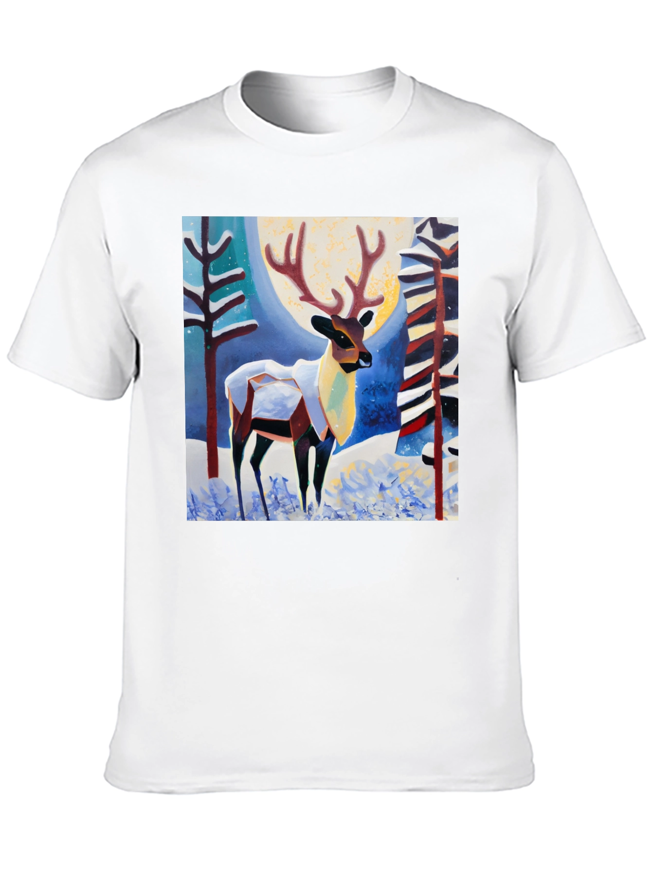 Whimsical Reindeer Graphic Tee