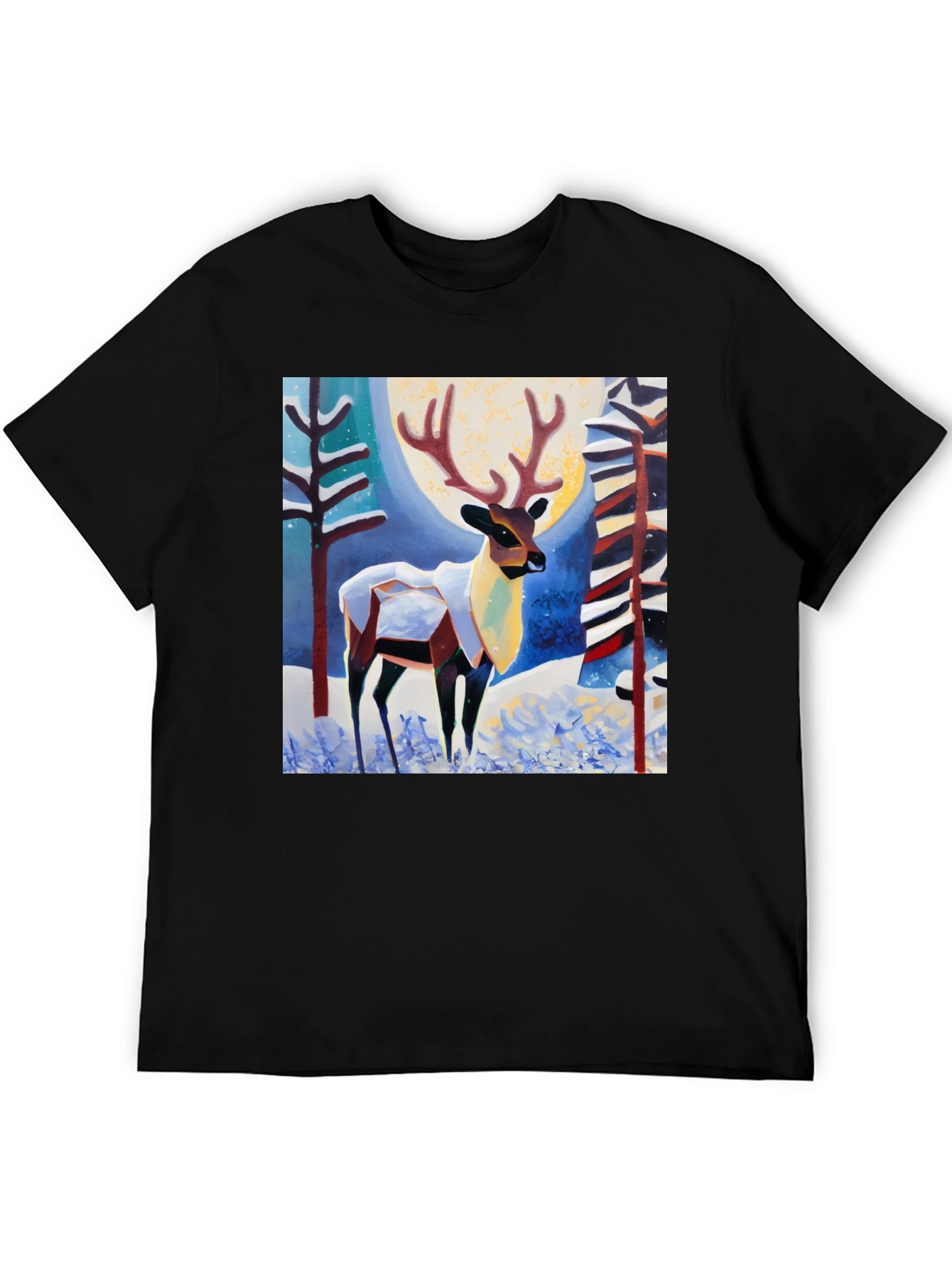 Whimsical Reindeer Graphic Tee