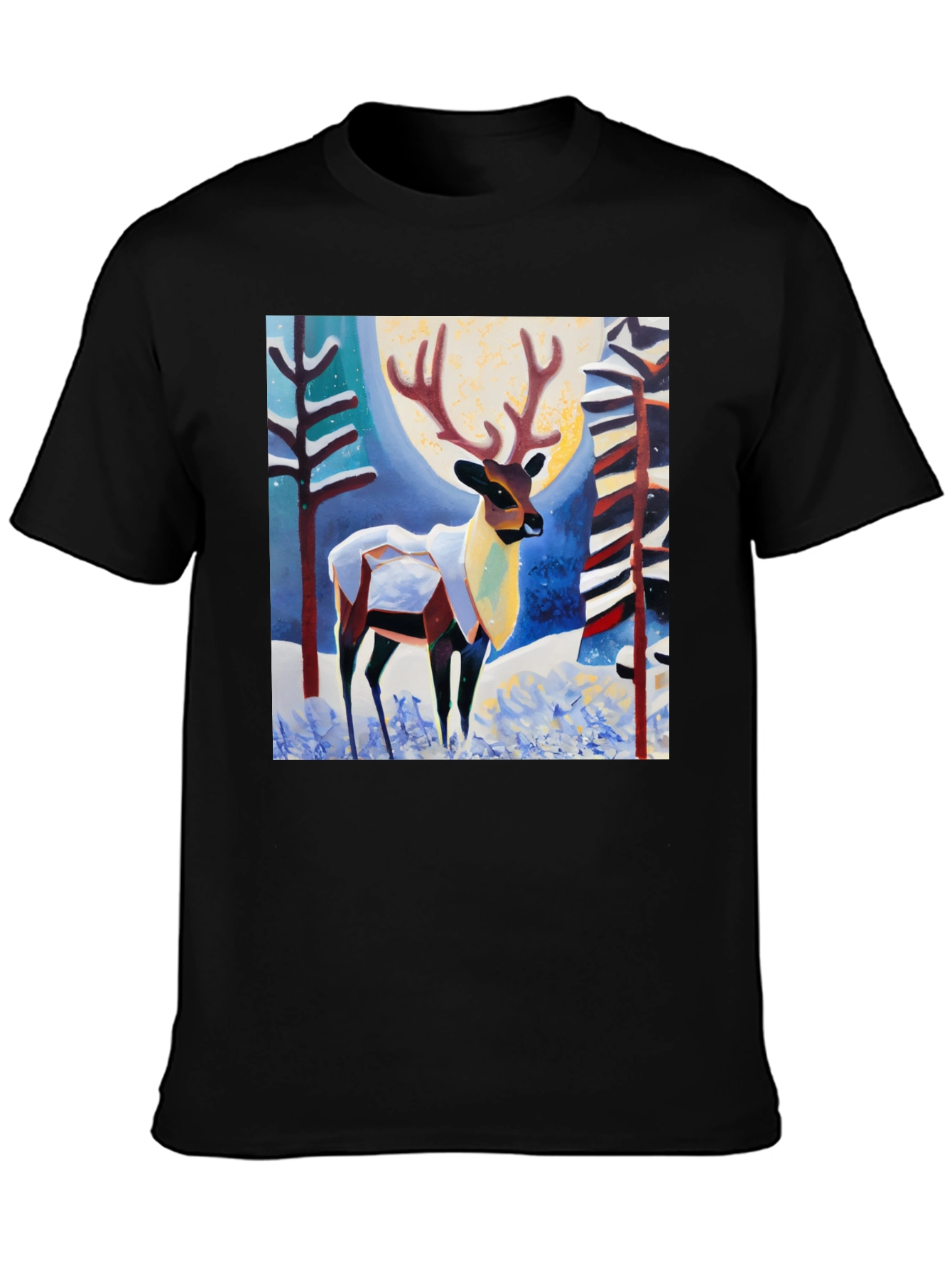 Whimsical Reindeer Graphic Tee