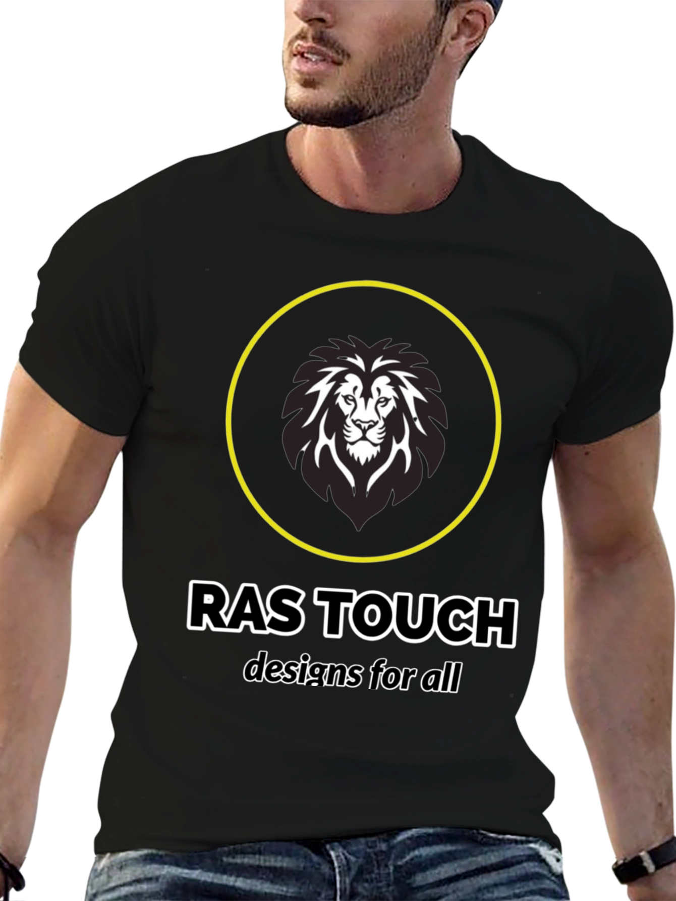 Lion Emblem Tee - Ras Touch Designs