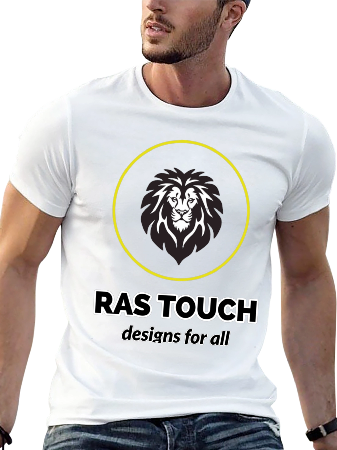 Lion Emblem Tee - Ras Touch Designs