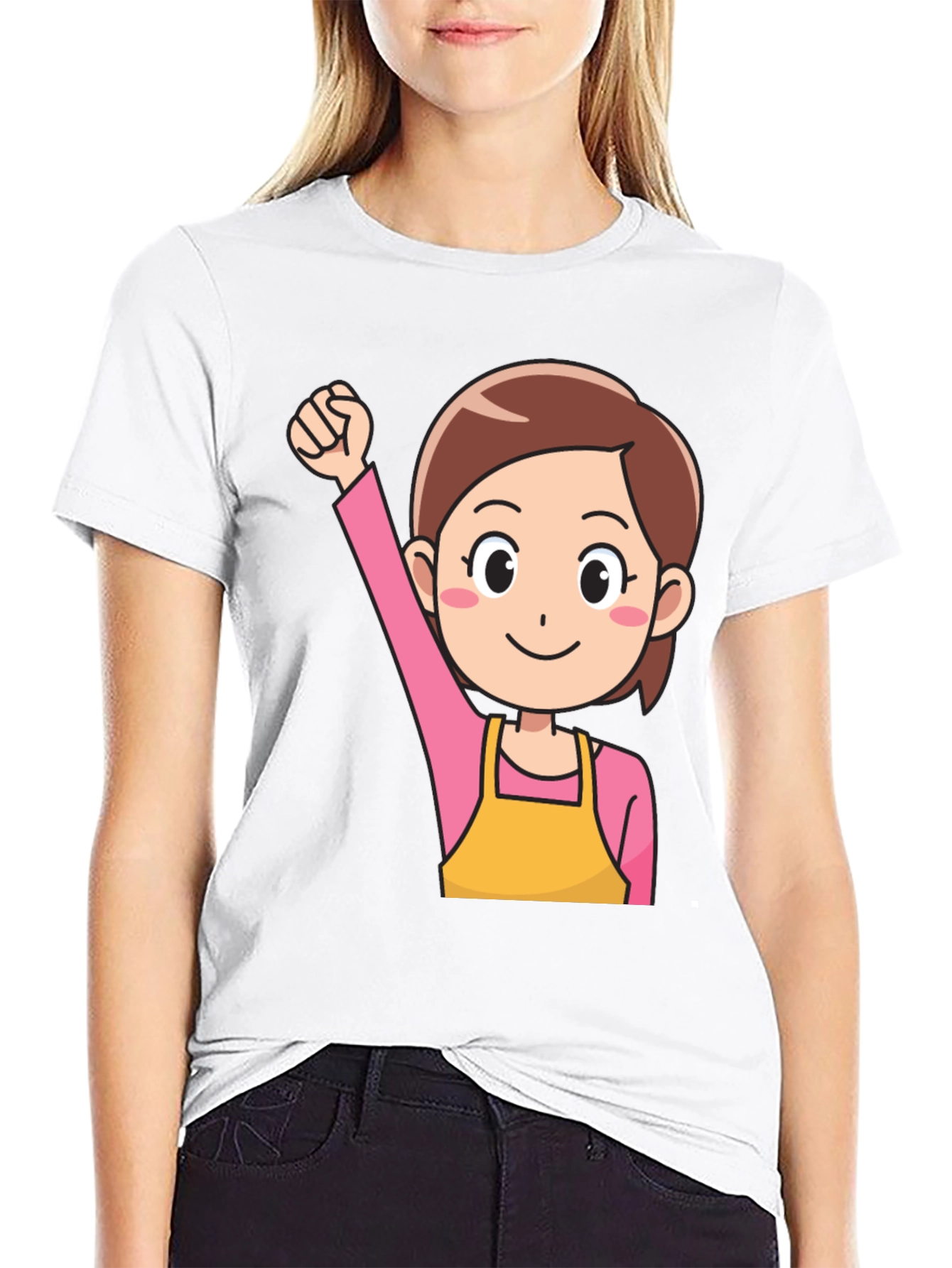 Empowered Woman Cartoon T-Shirt