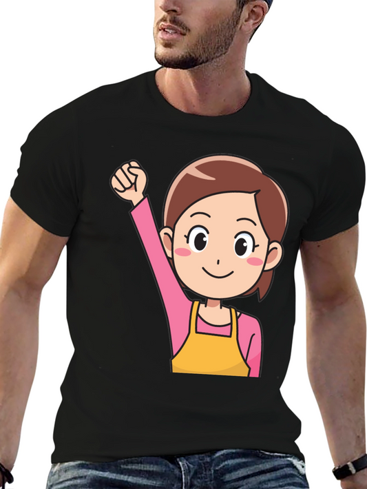 Empowered Woman Cartoon T-Shirt