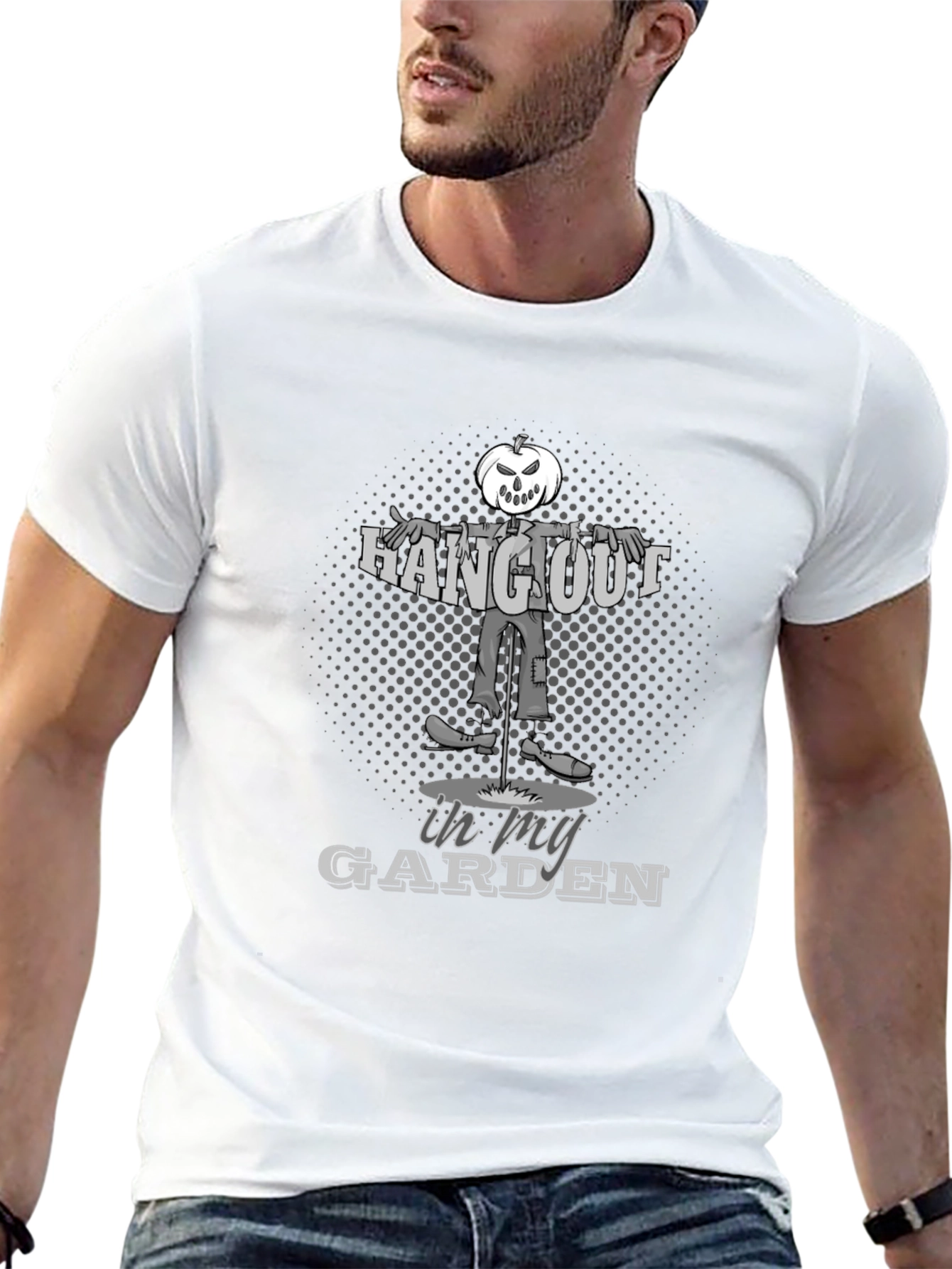 Halloween Scarecrow Garden T-Shirt