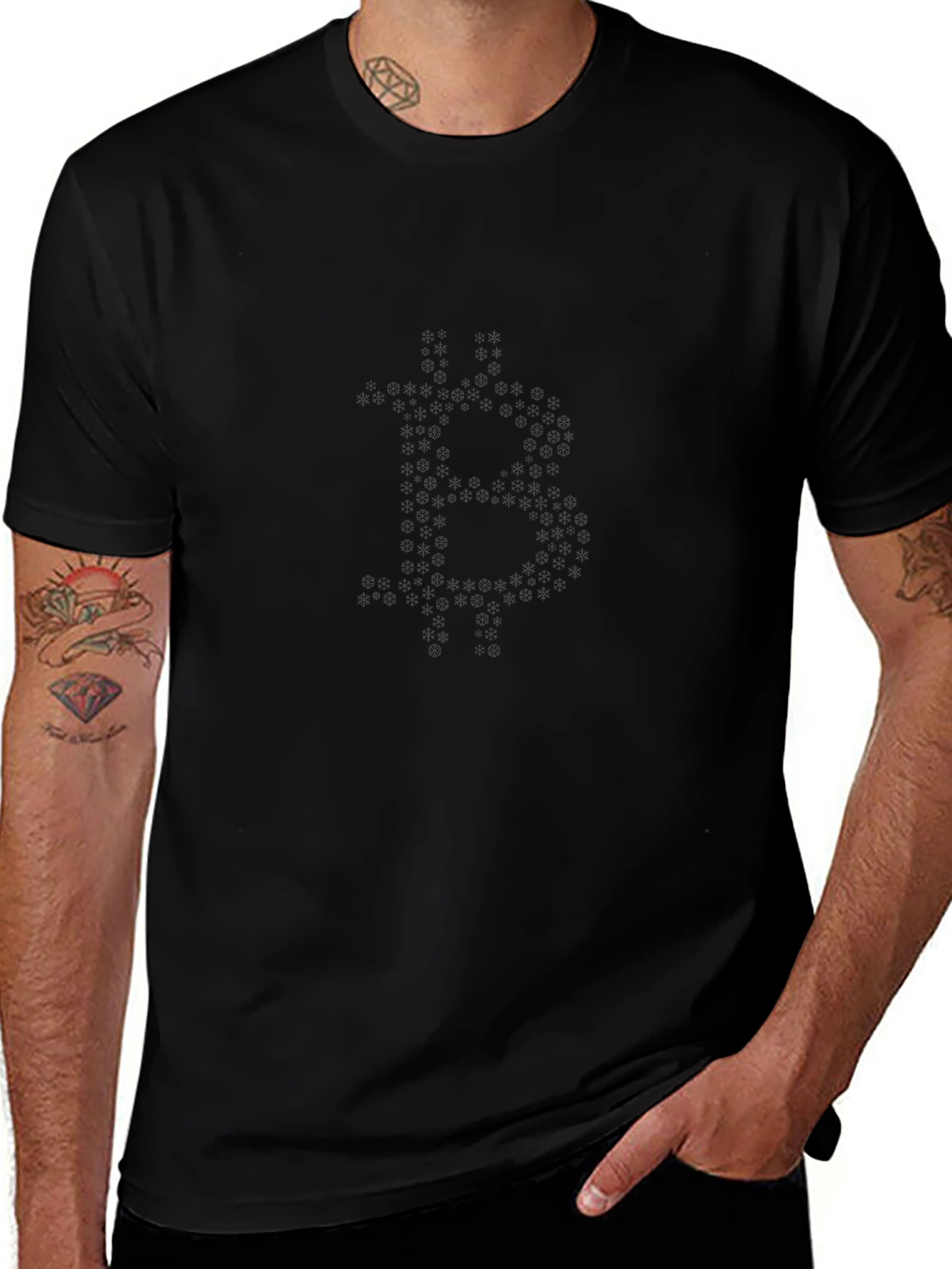 Bitcoin Graphic T-Shirt - Black Crypto Tee